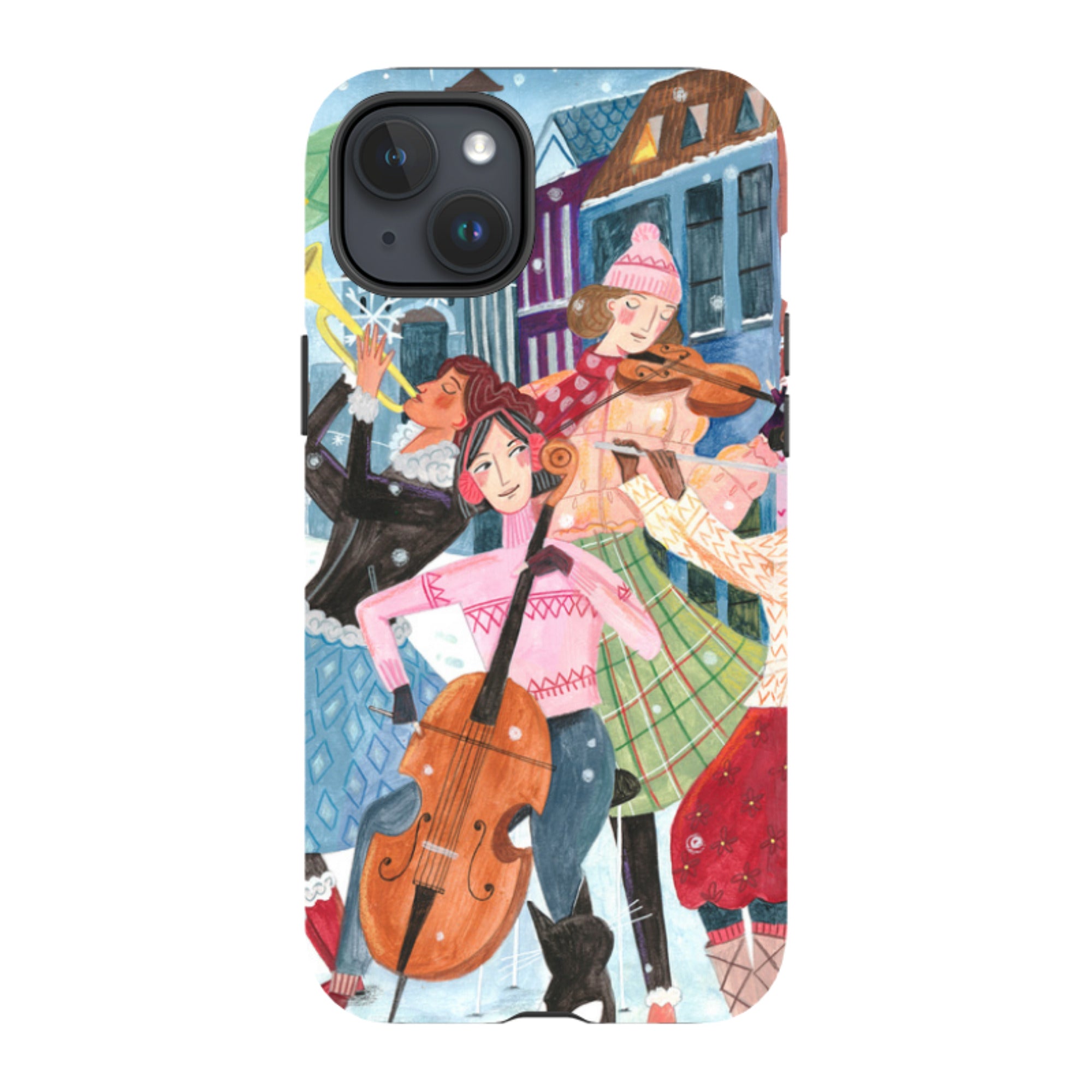iPhone MagSafe Tough Case -  Musical Winter By Caroline Bonne Muller