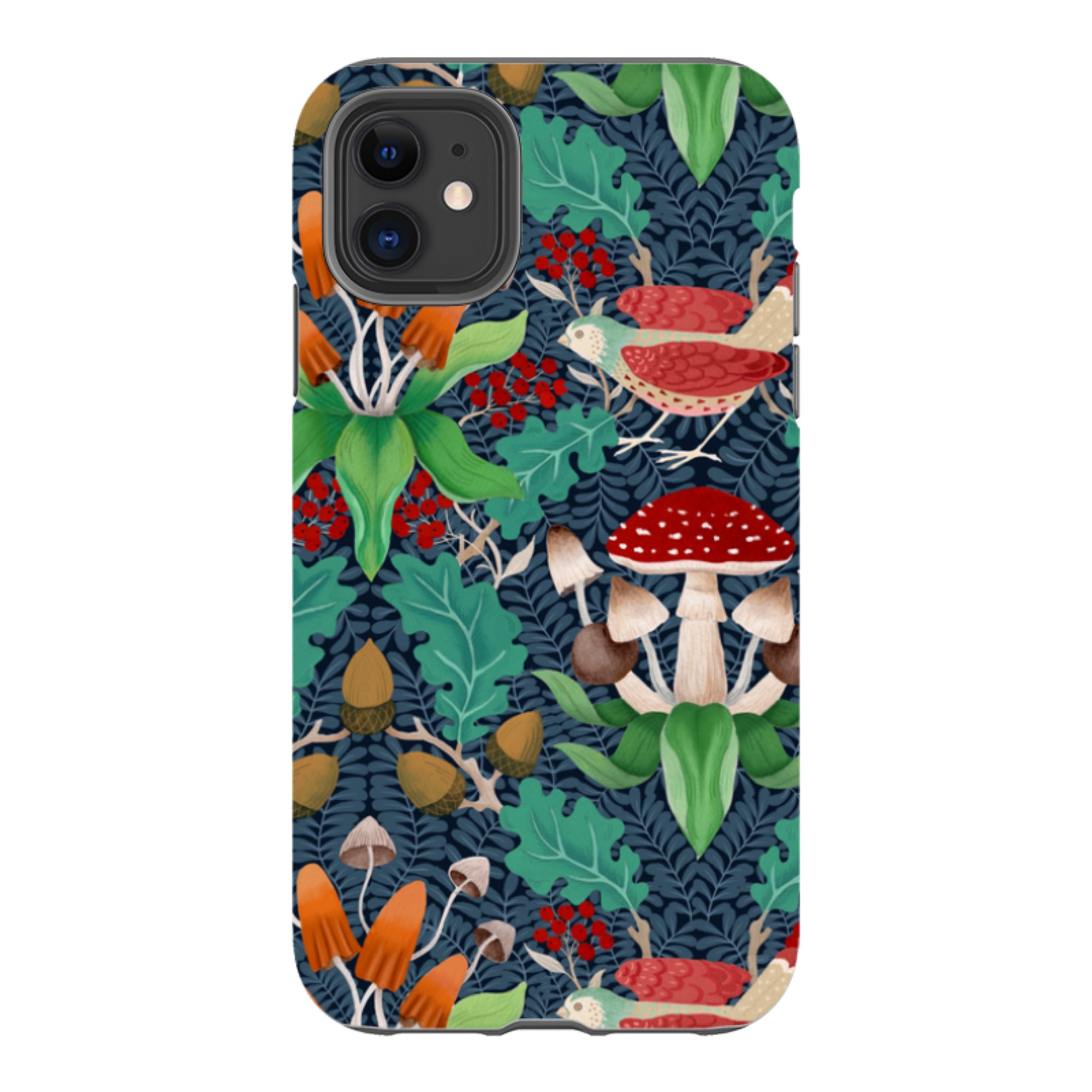 iPhone Tough Case - Mushrooms By Bex Parkin