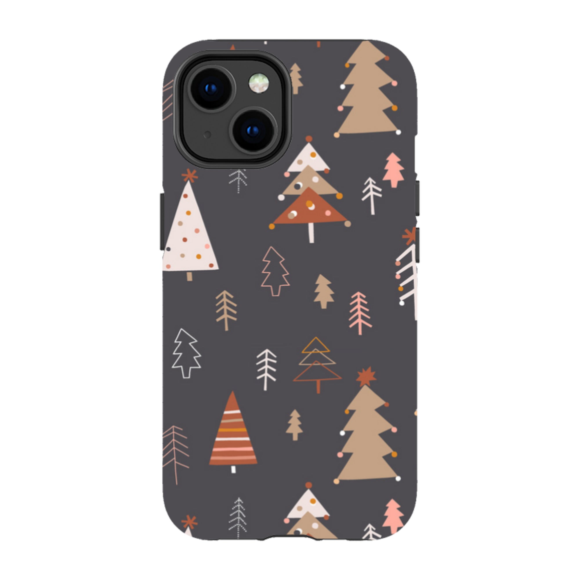 iPhone Tough Case - Dark Xmas Trees