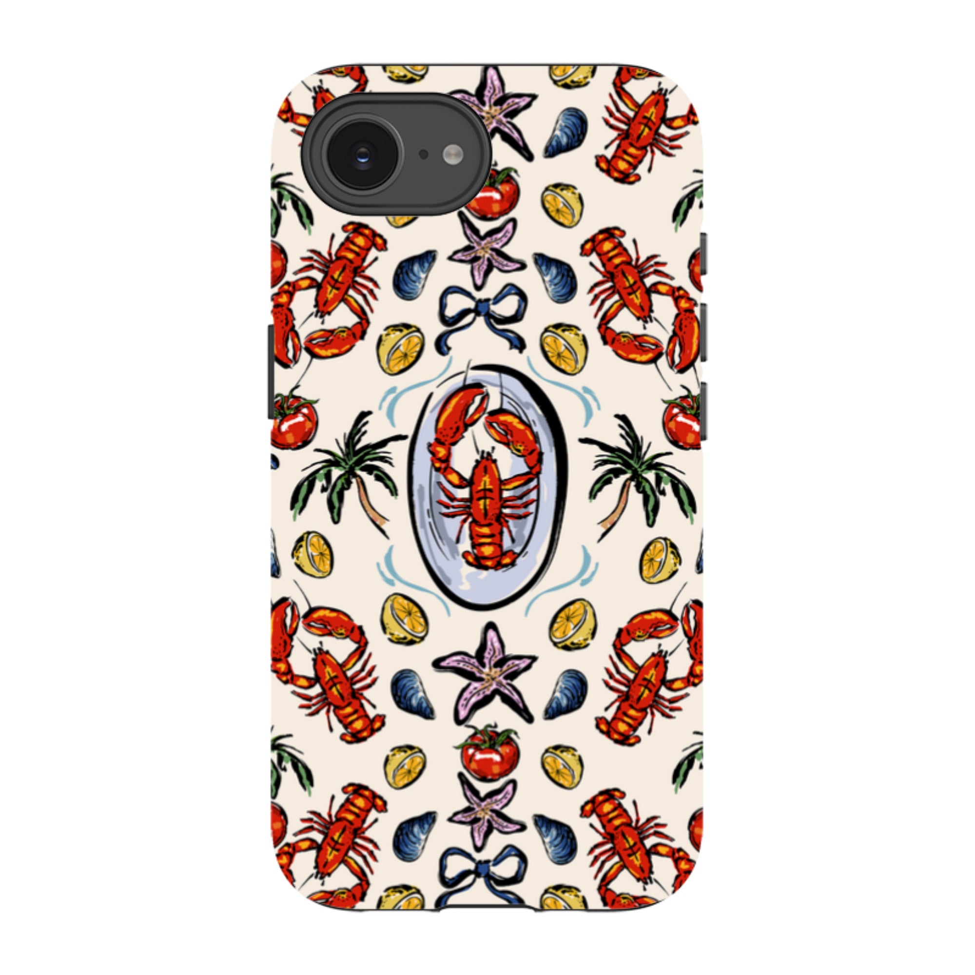 iPhone Case - Seafood and Palm Trees