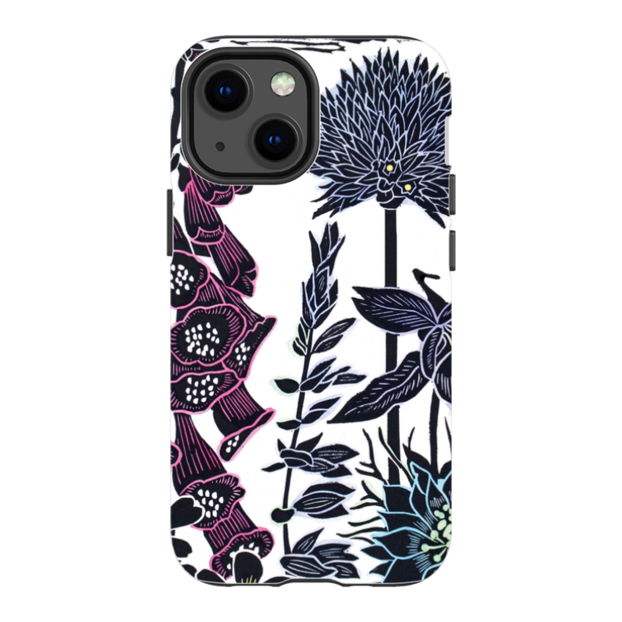 iPhone Tough Case - Foxgloves By Kate Heiss
