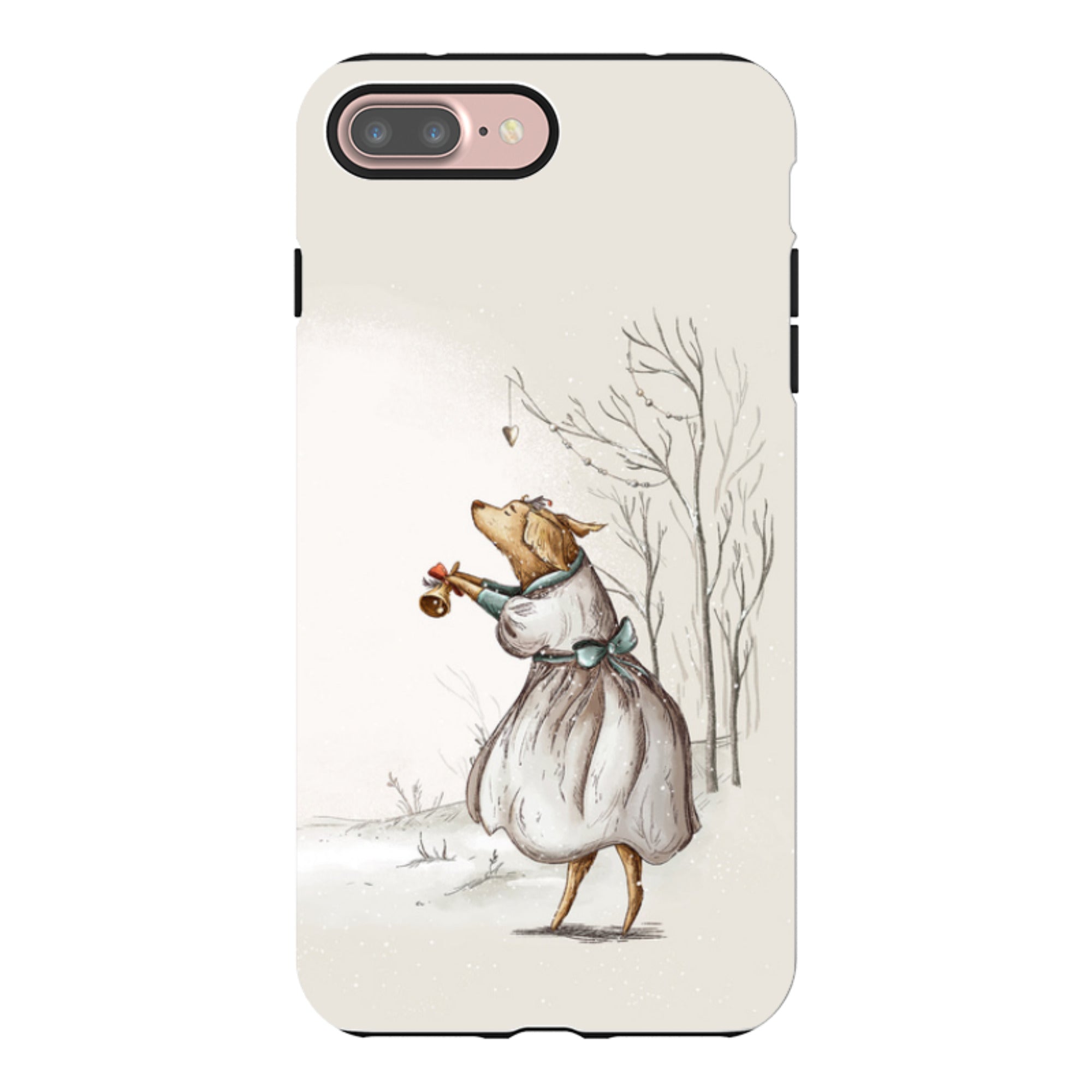 iPhone Tough Case - Lady Xmas