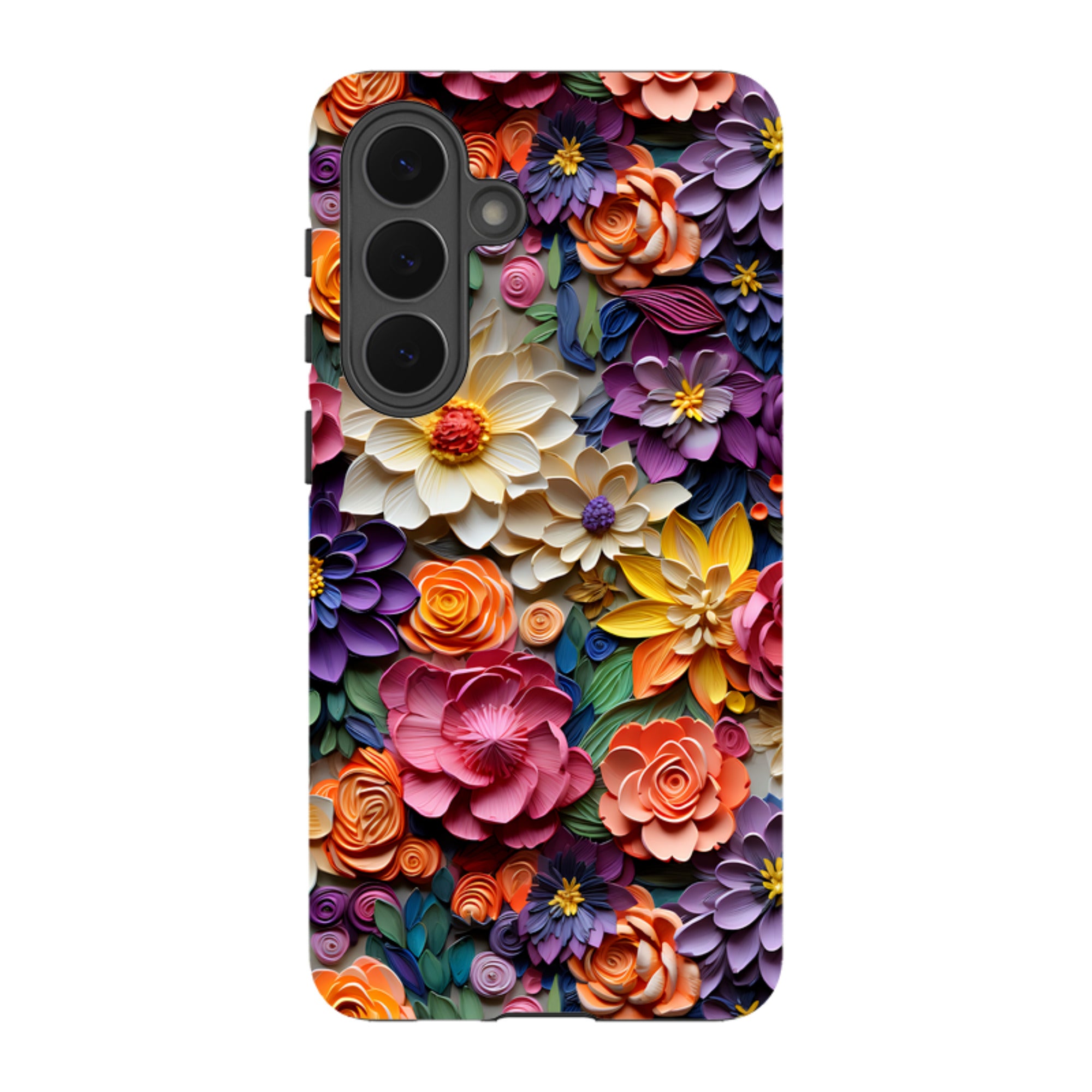 Samsung Tough Case - Violet Floral