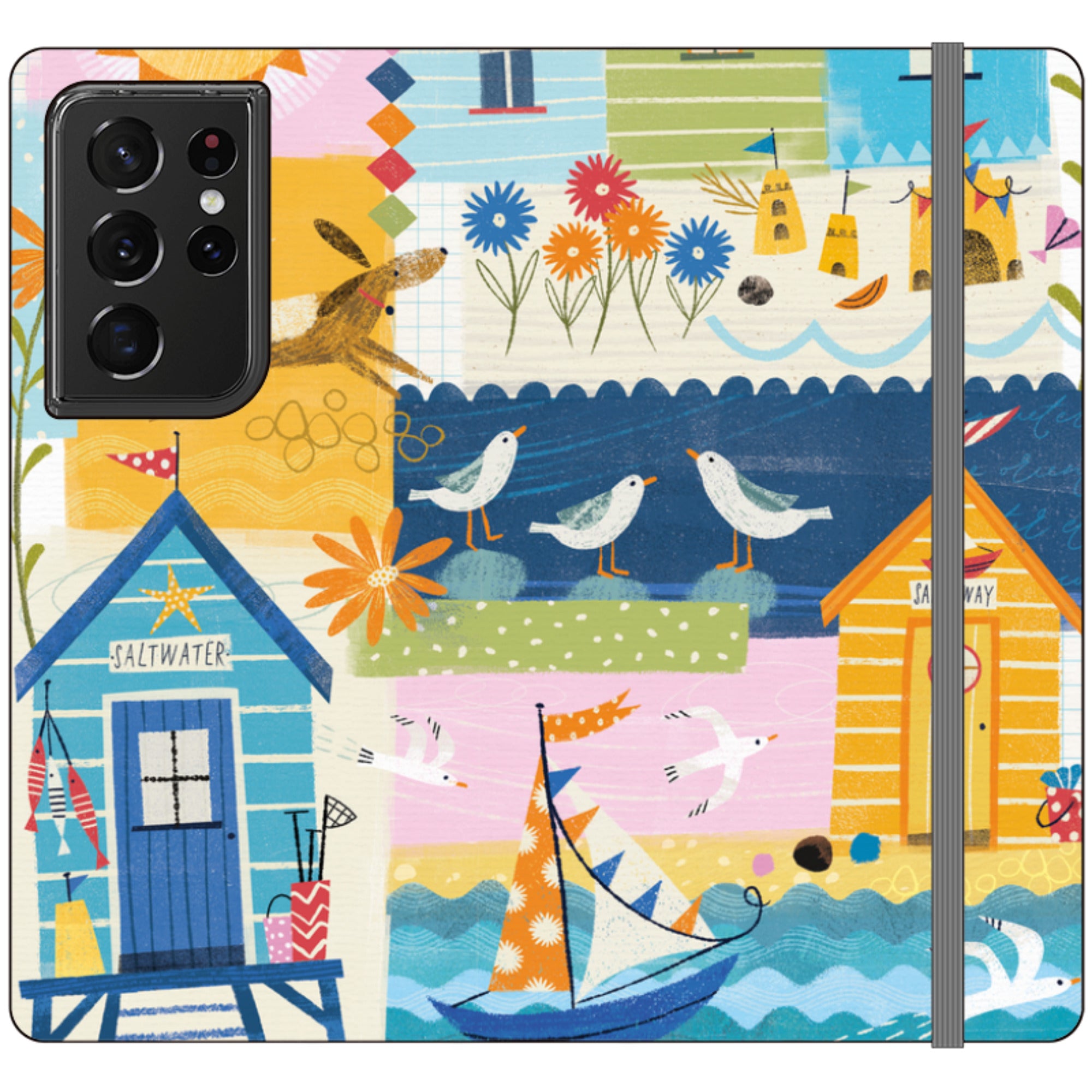 Sunny Days Wallet Case By Ali Brookes