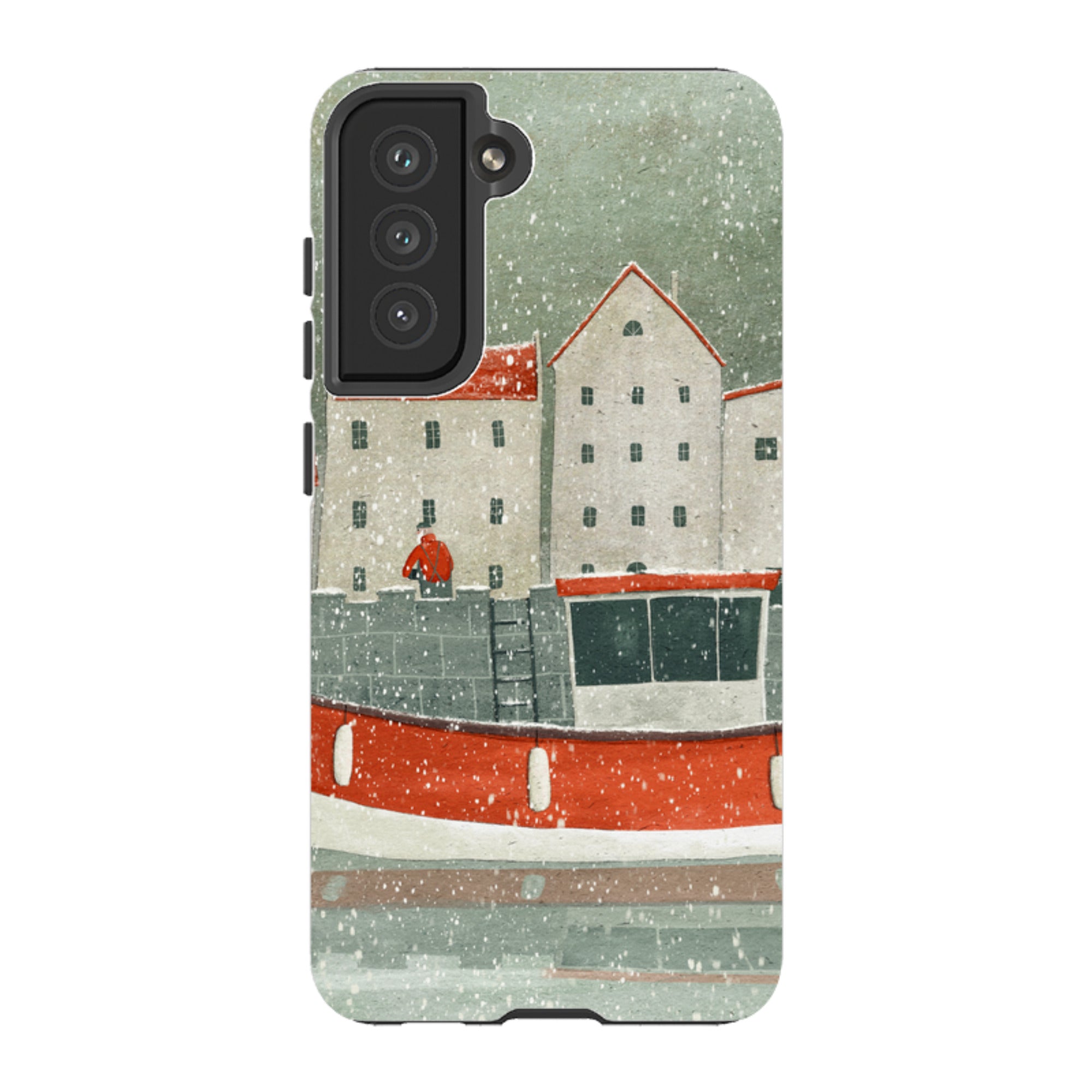 Samsung Tough Case - Christmas Harbour By Maja Lindberg