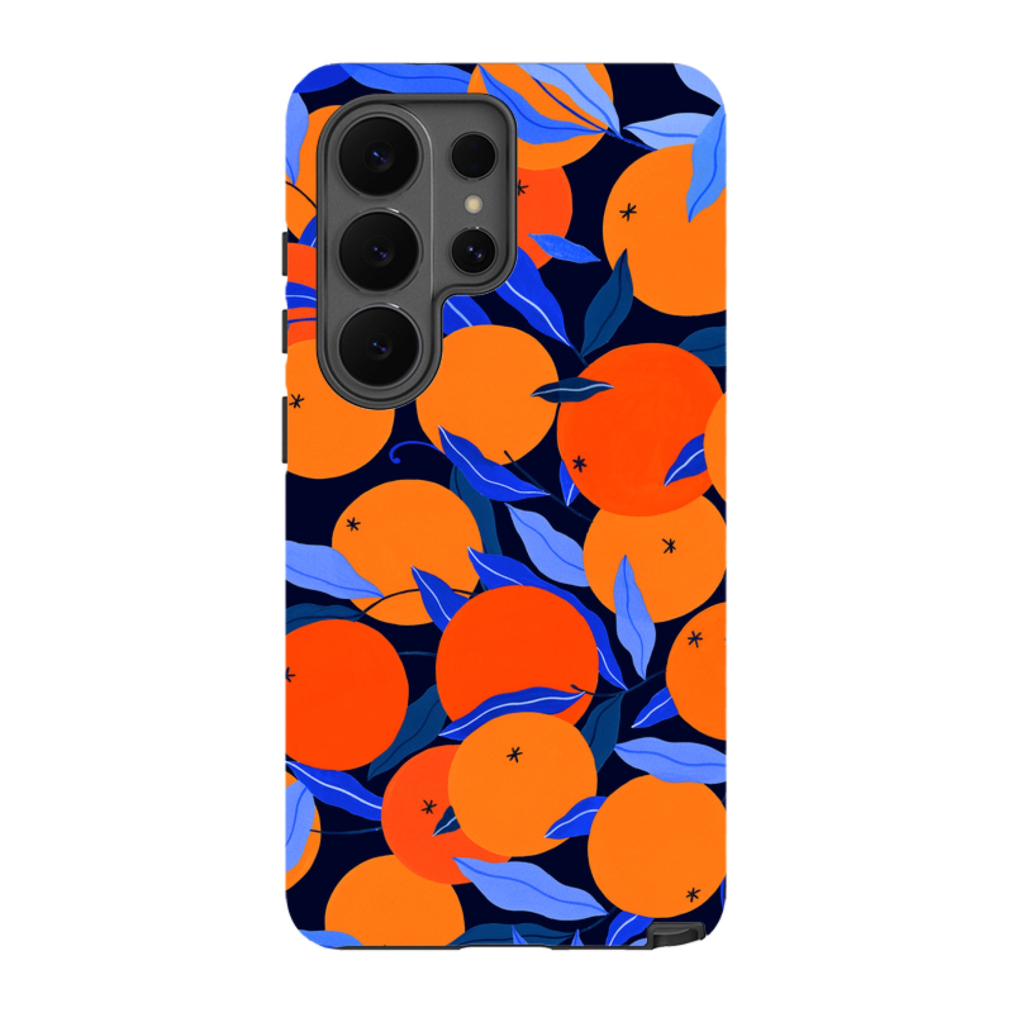 Samsung Tough Case - Arancello Navy Pattern By Madalina Andronic