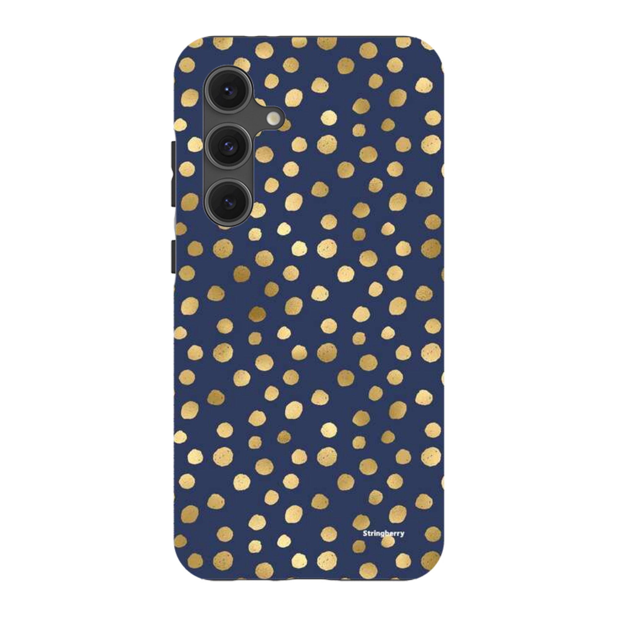 Samsung Tough Case - Navy Polka
