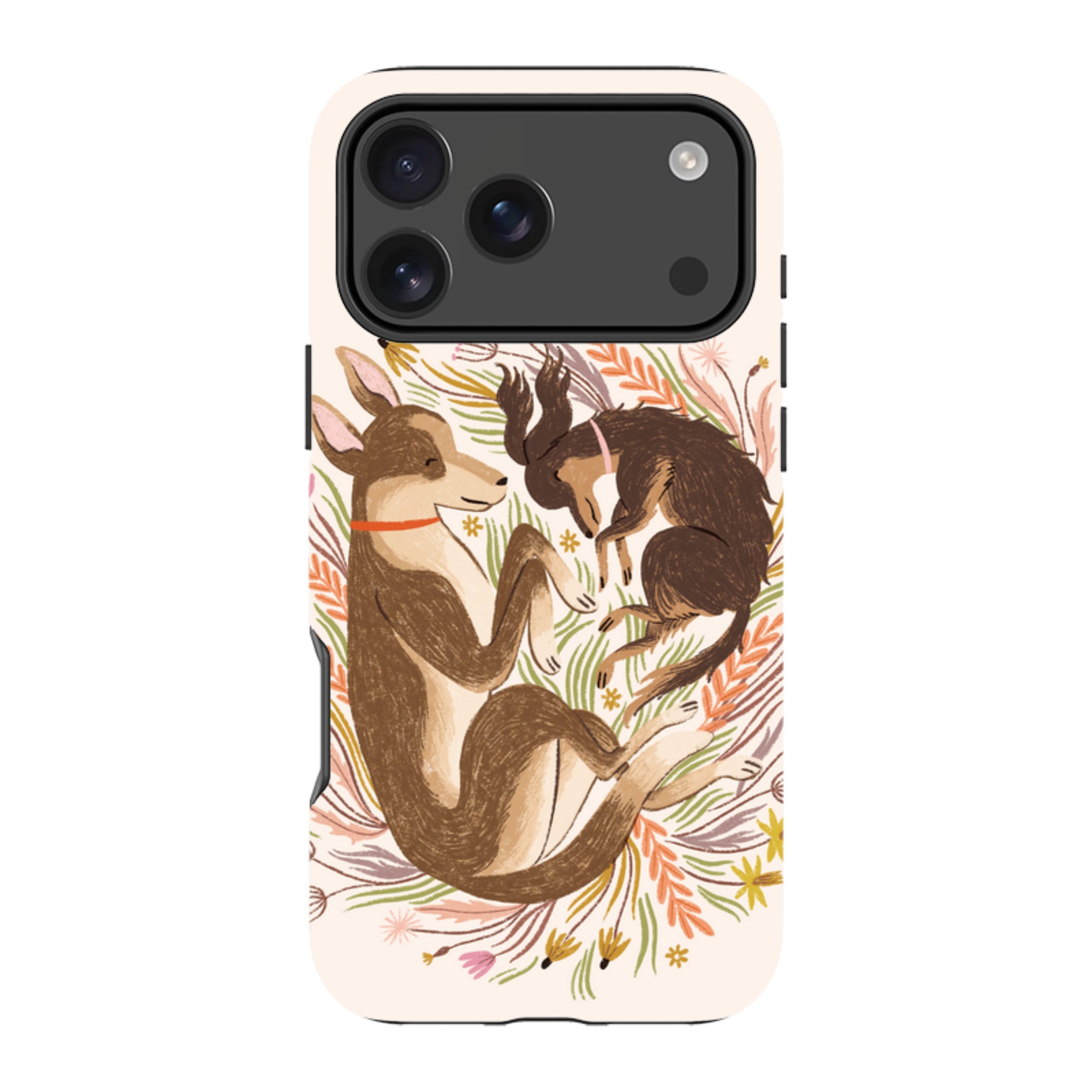 iPhone Tough Case - No Better Dream (Dogs) By Meghann Rader