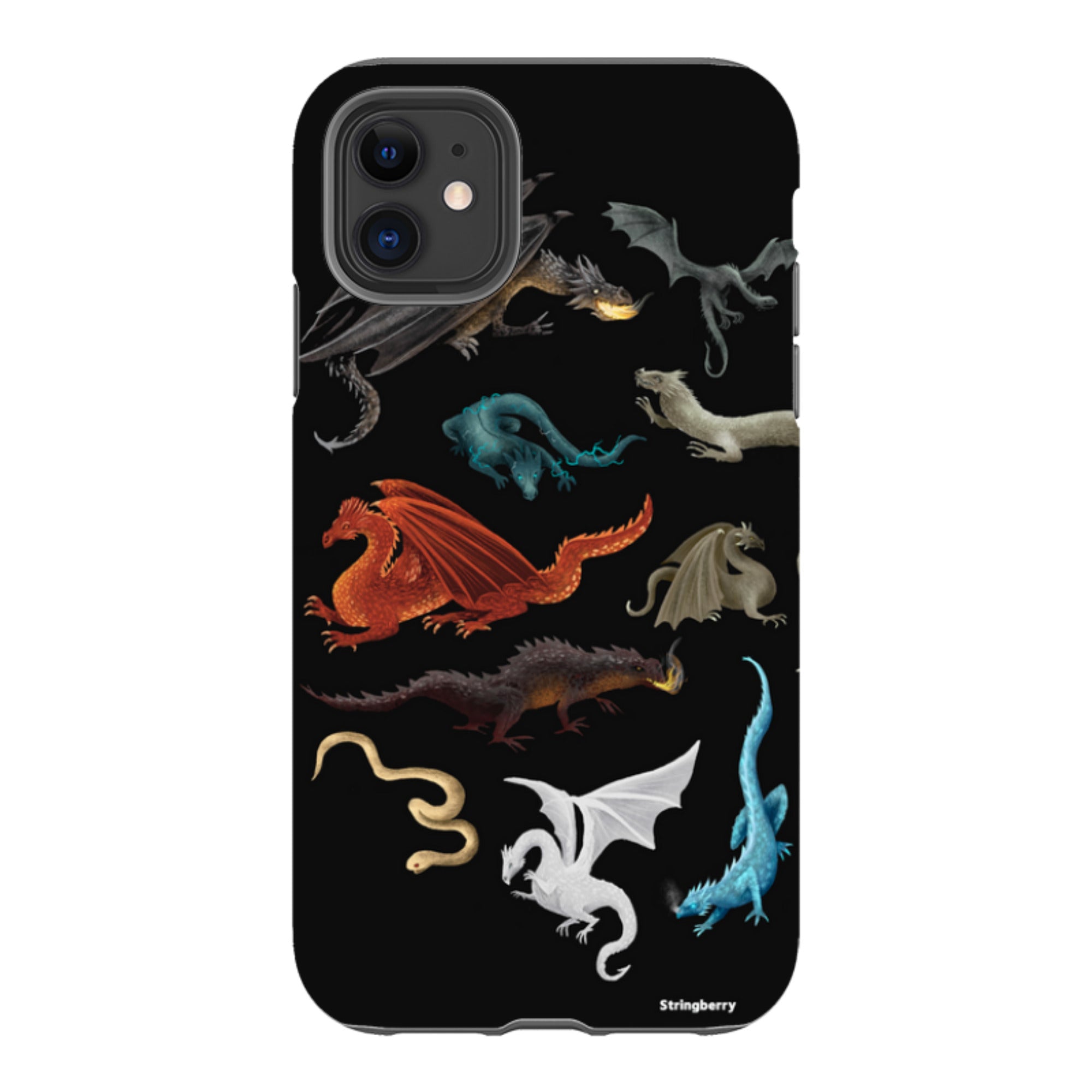 iPhone Tough Case - Dragons, Wyverns, Wyrms By Anna Stead