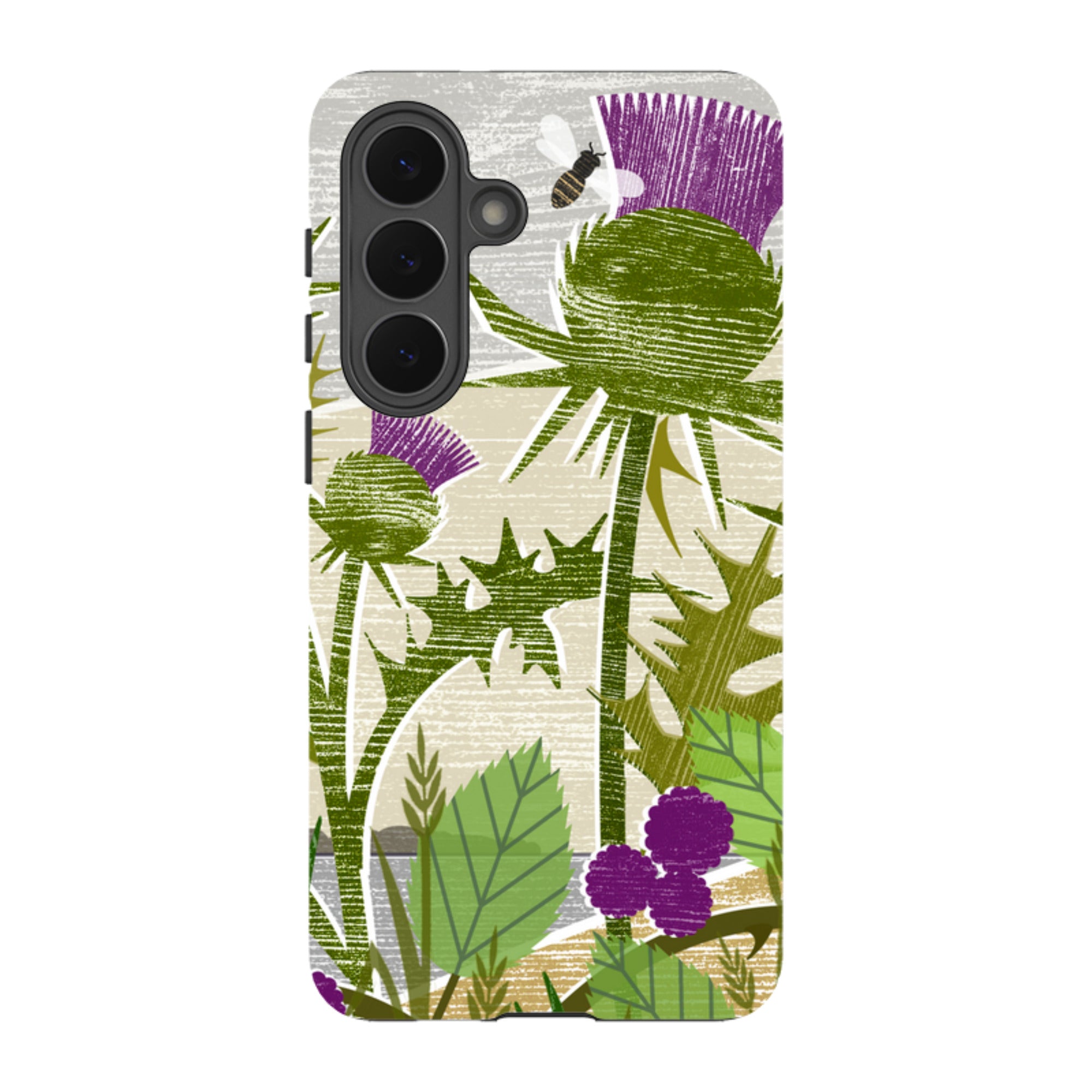Samsung Tough Case - Purple Thistle By Liane Payne