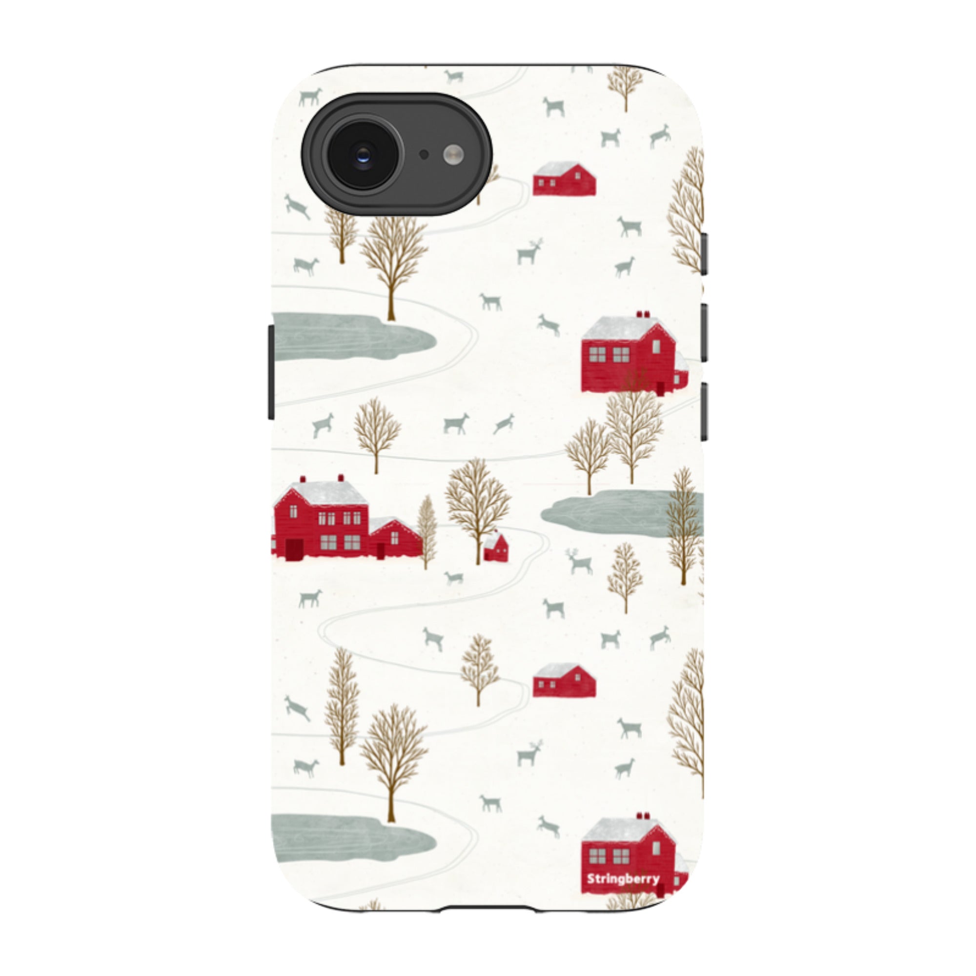 iPhone Tough Case - Winter Landscape II By Katherine Quinn