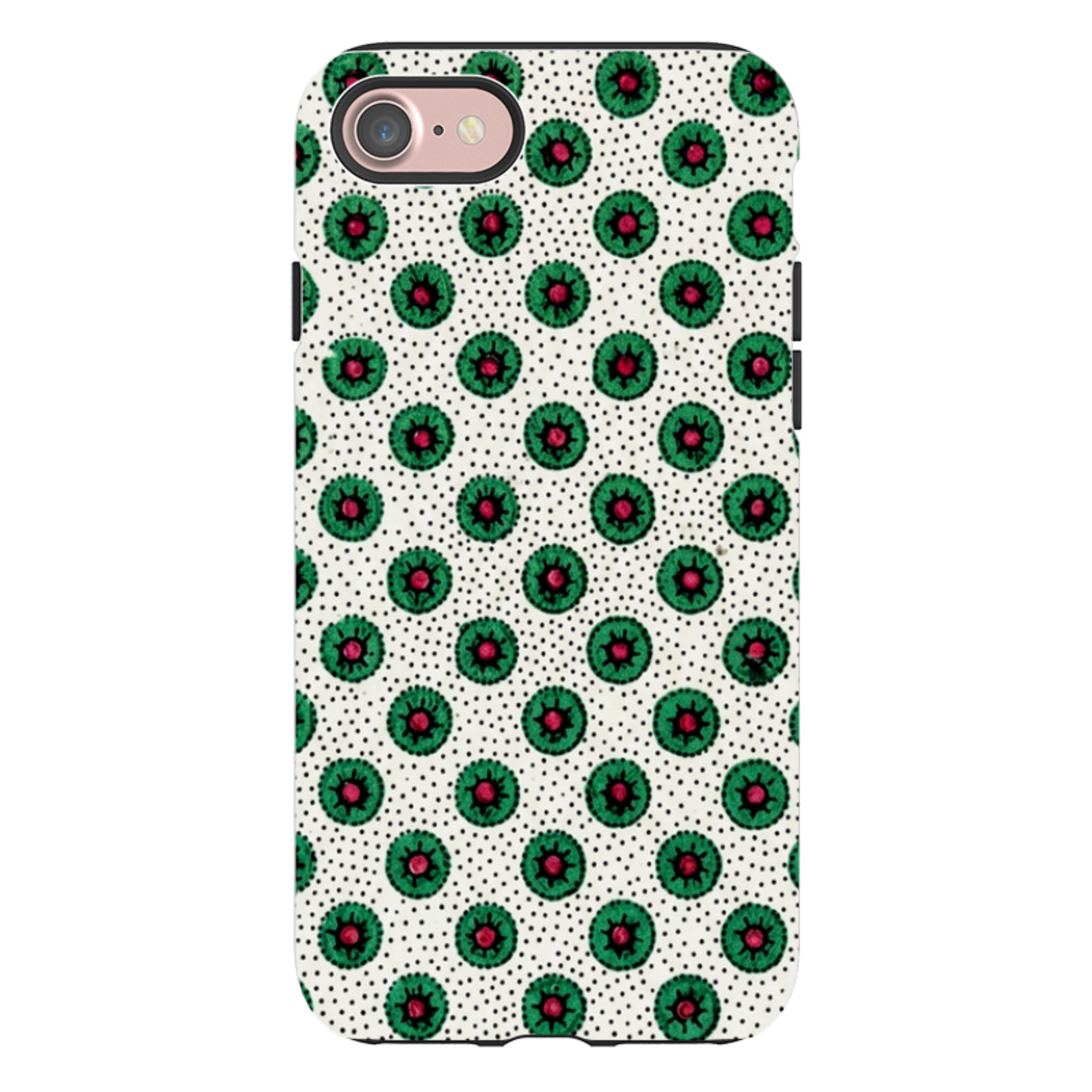 iPhone Tough Case - Green Medallion