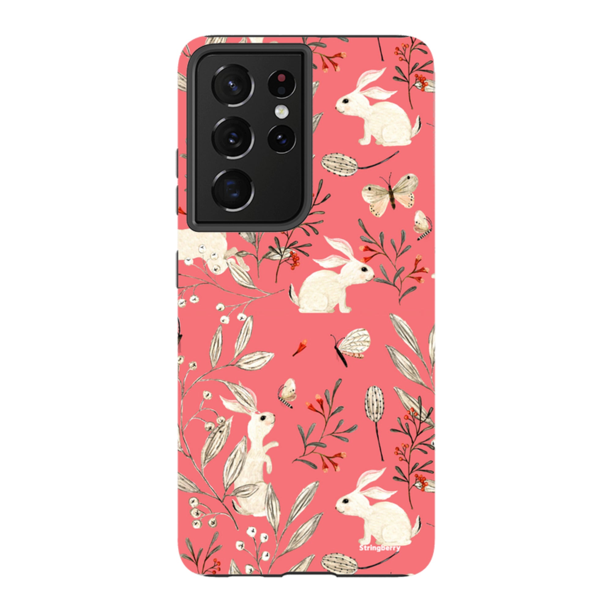 Samsung Tough Case - Bunnies Raspberries By Katherine Quinn