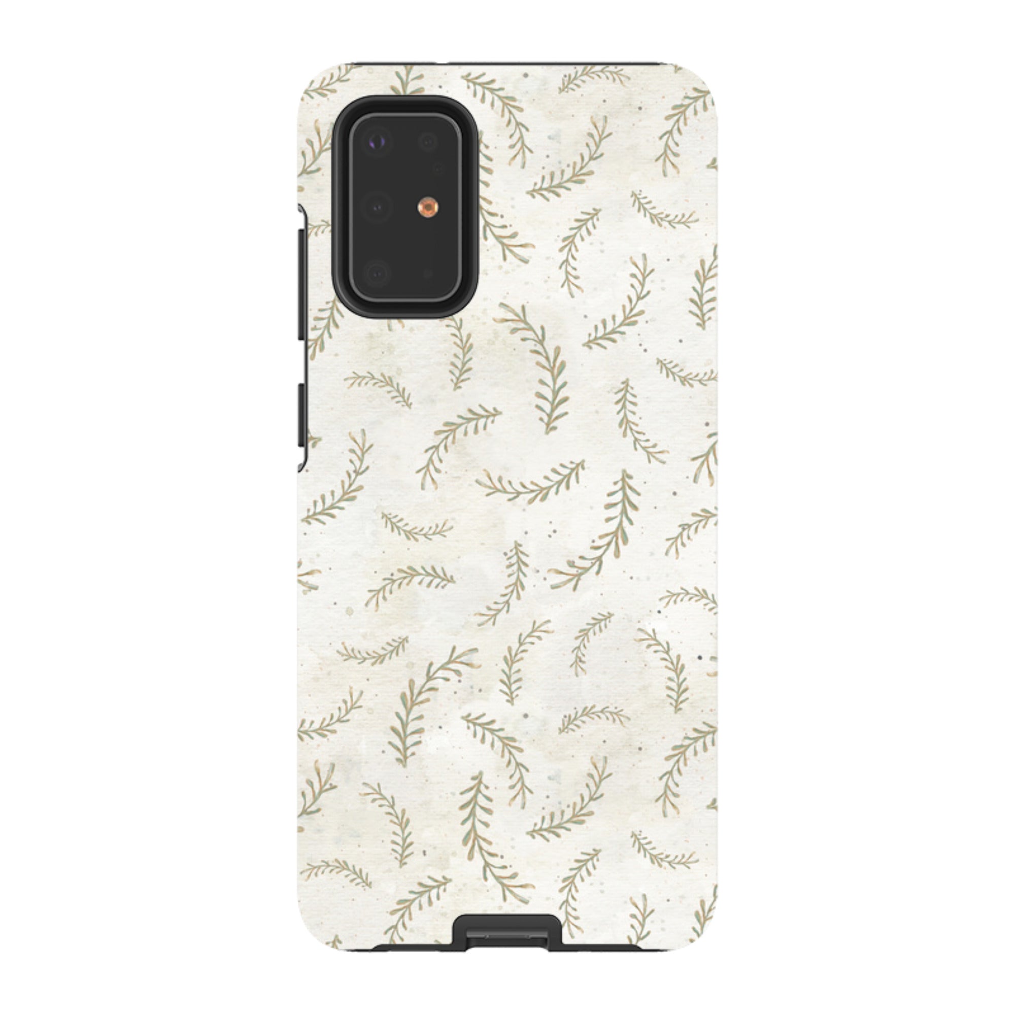 Samsung Tough Case - Feathers Grey By Katherine Quinn