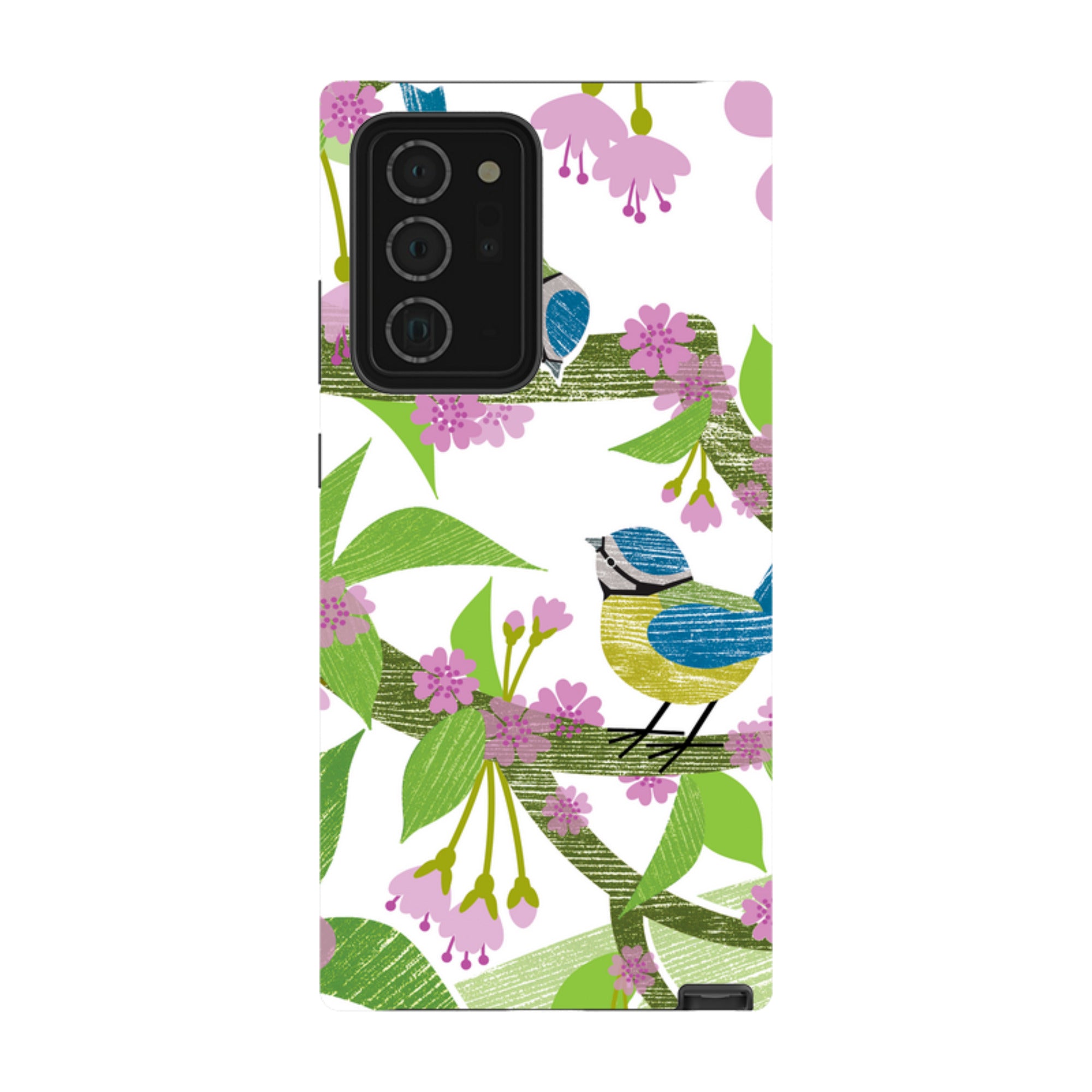 Samsung Tough Case - Blue Tits and Blossom By Liane Payne