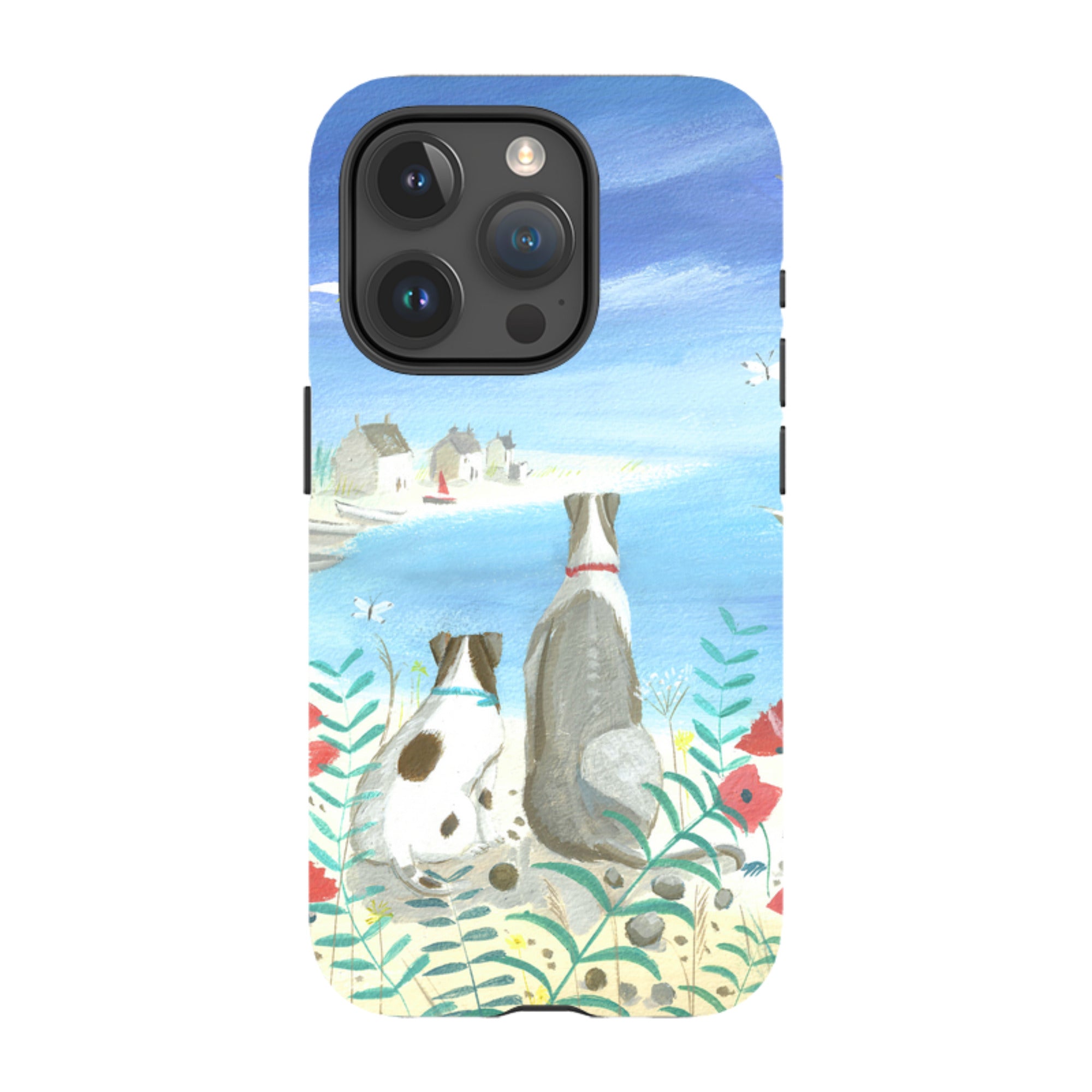iPhone MagSafe Tough Case - Beach Dogs By Mary Stubberfield