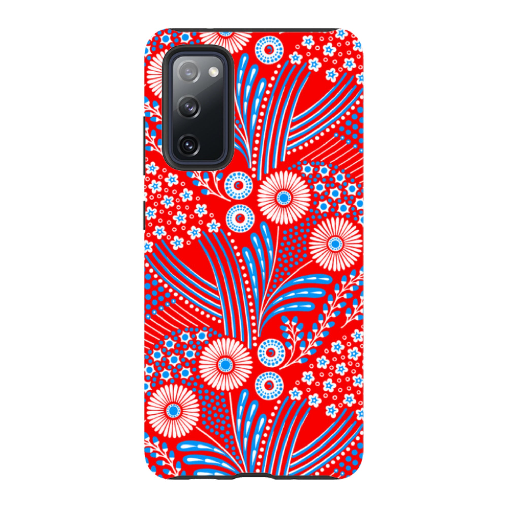 Samsung Tough Case - Red Bouquet By Cressida Bell