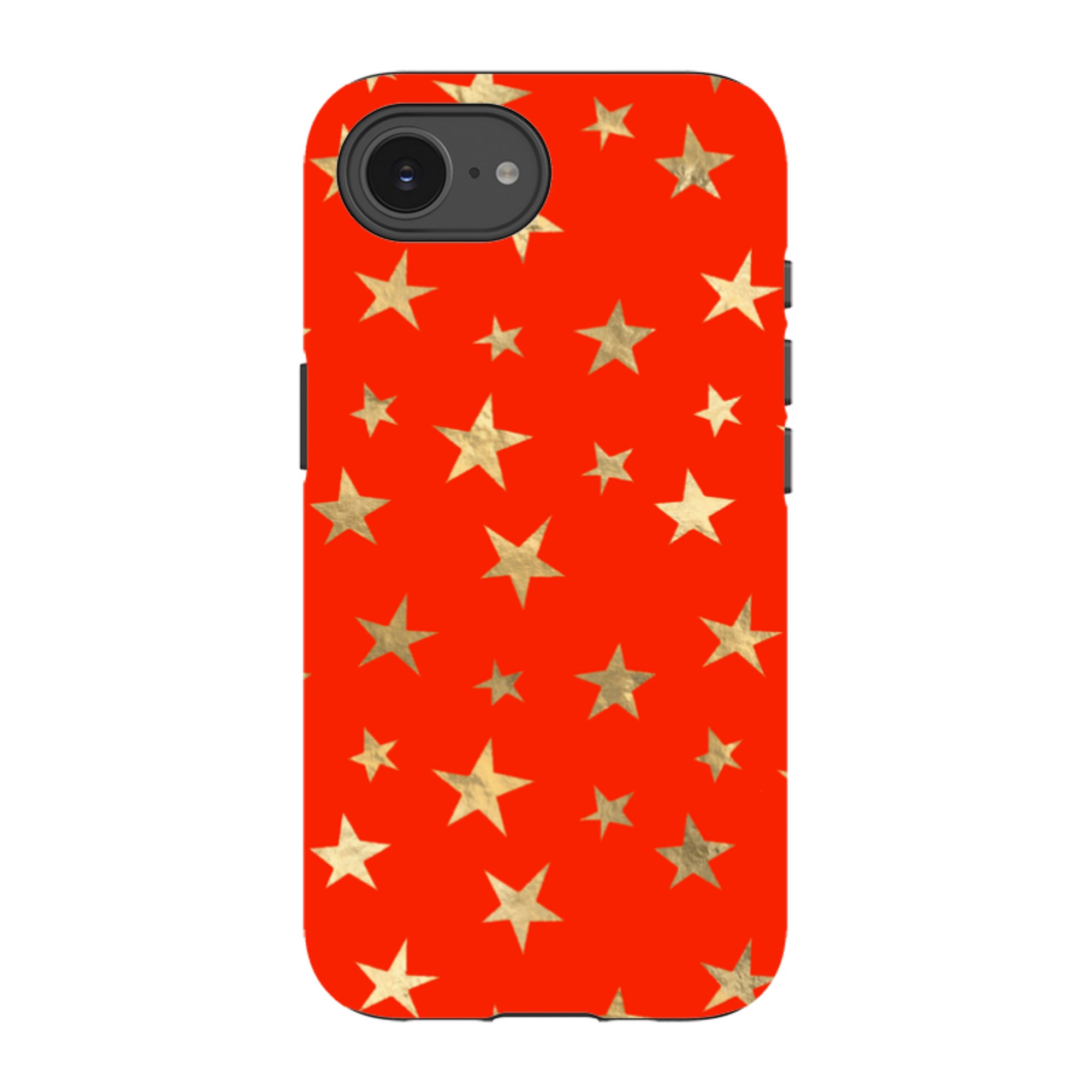 iPhone Tough Case - Red and Gold Stars