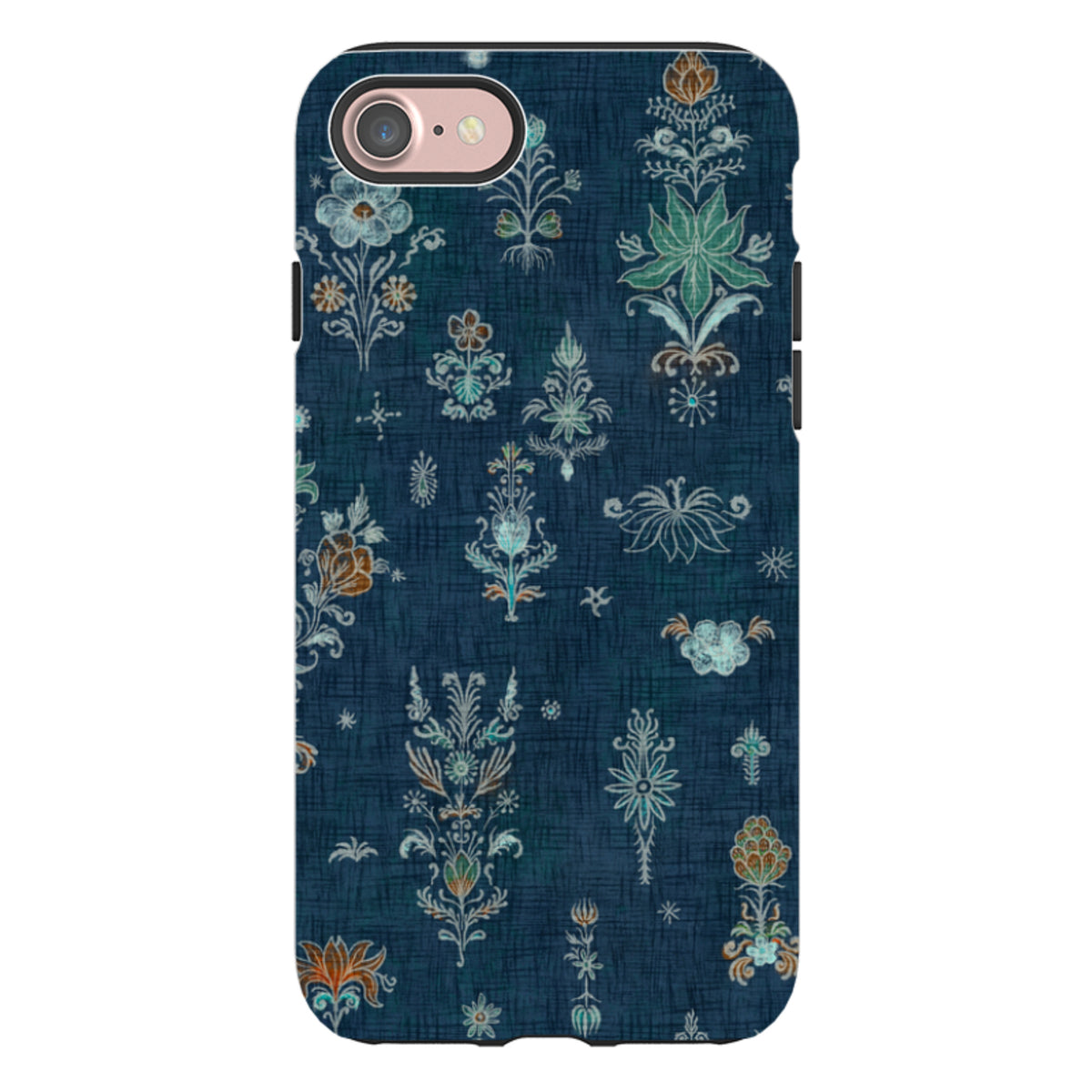 iPhone Tough Case - Jewel Spirit - Navy Rust By Katherine Quinn