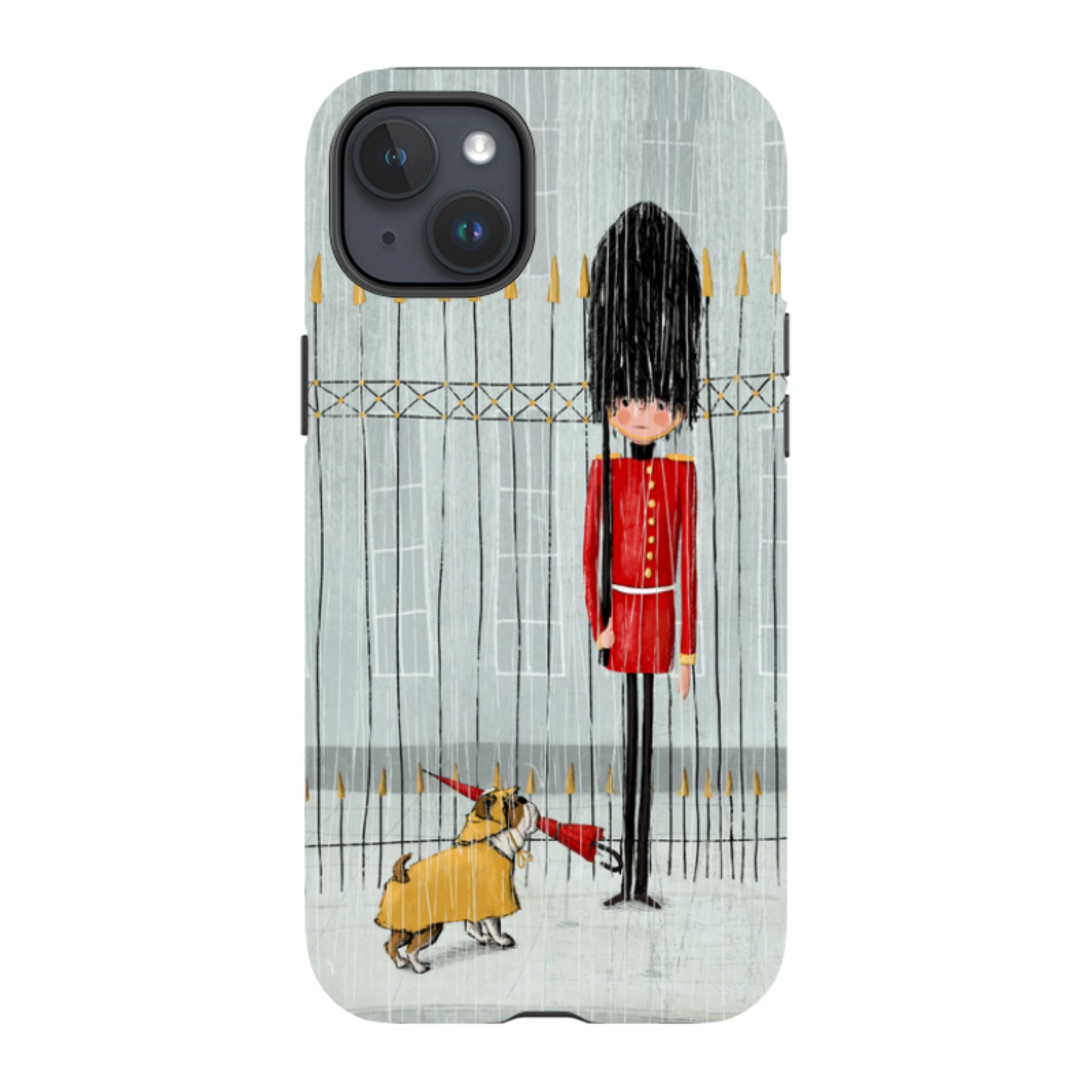 iPhone Tough Case - London In Rain By Maja Lindberg