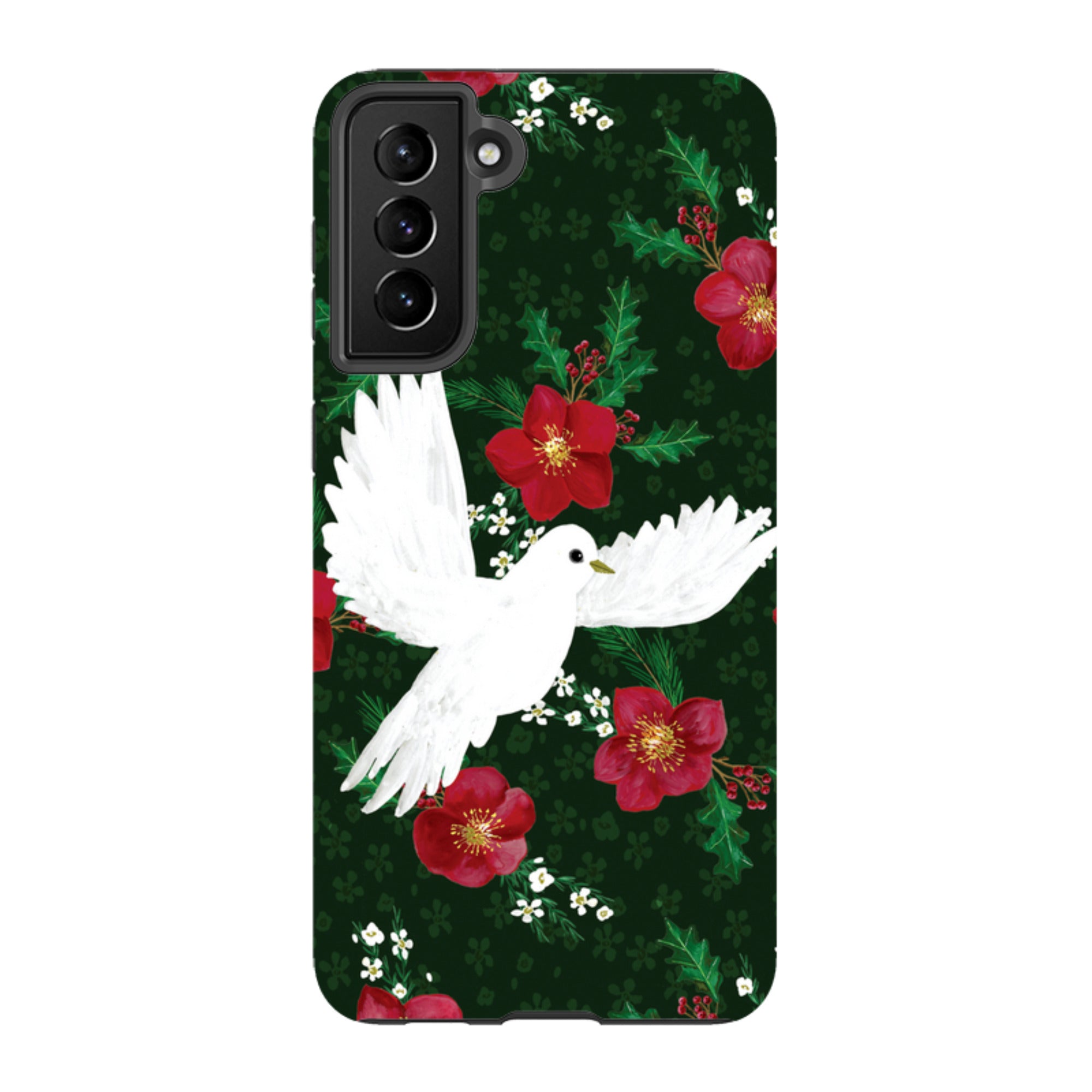 Samsung Tough Case - Dove and Floral By Abby Jacobs