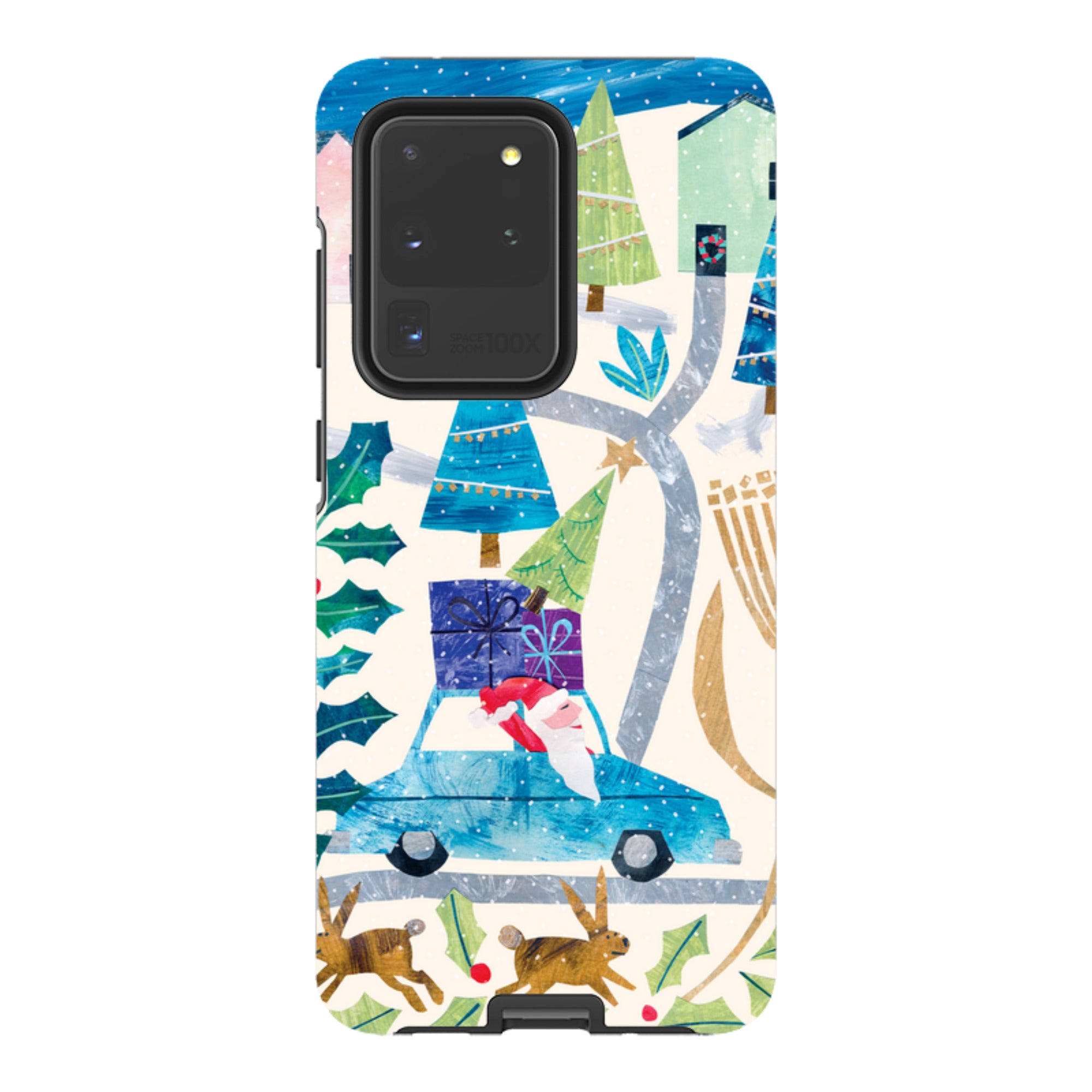 Samsung Tough Case - Santa Driving Home By Tracey English
