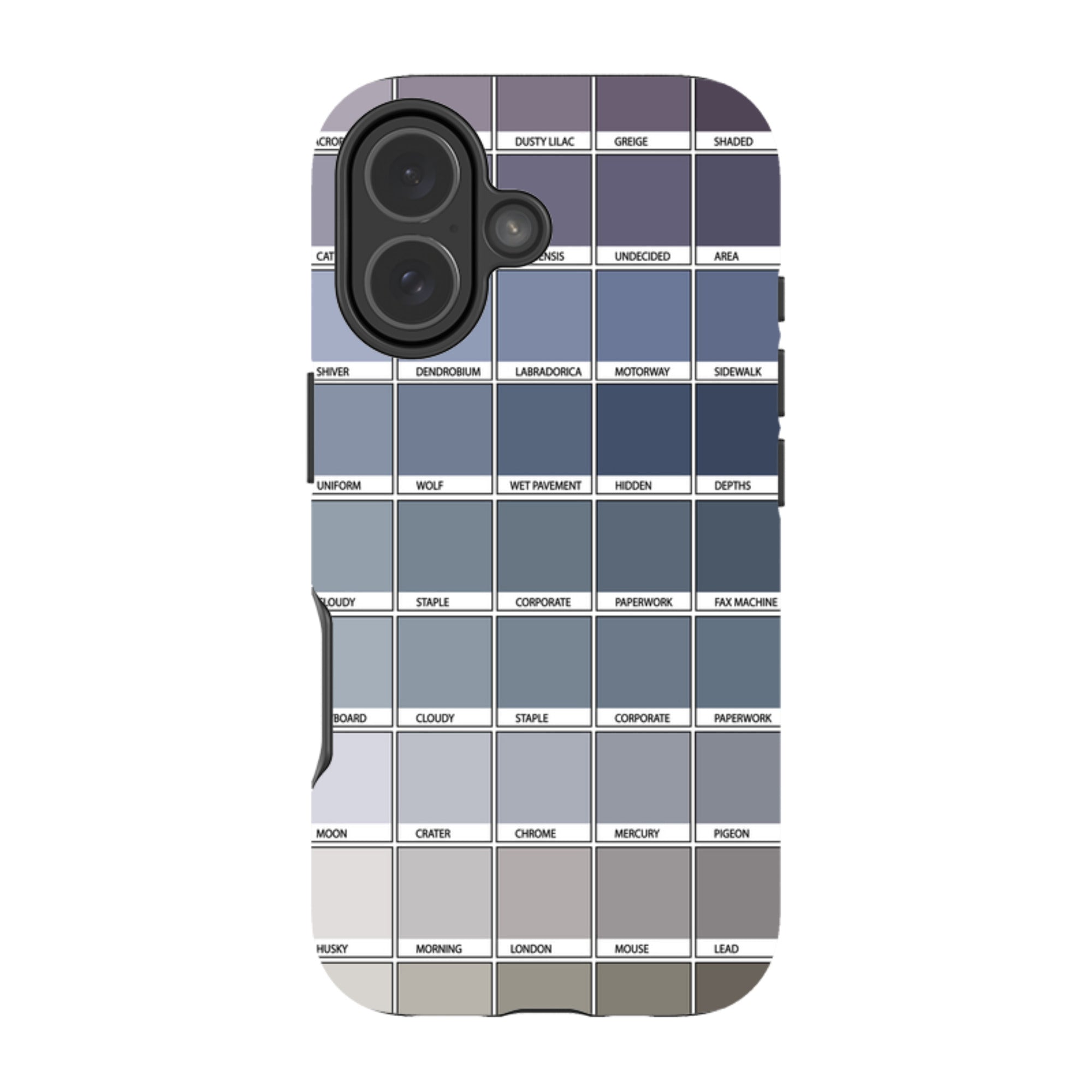iPhone Tough Case - Grey Chromology By Kitty Joseph
