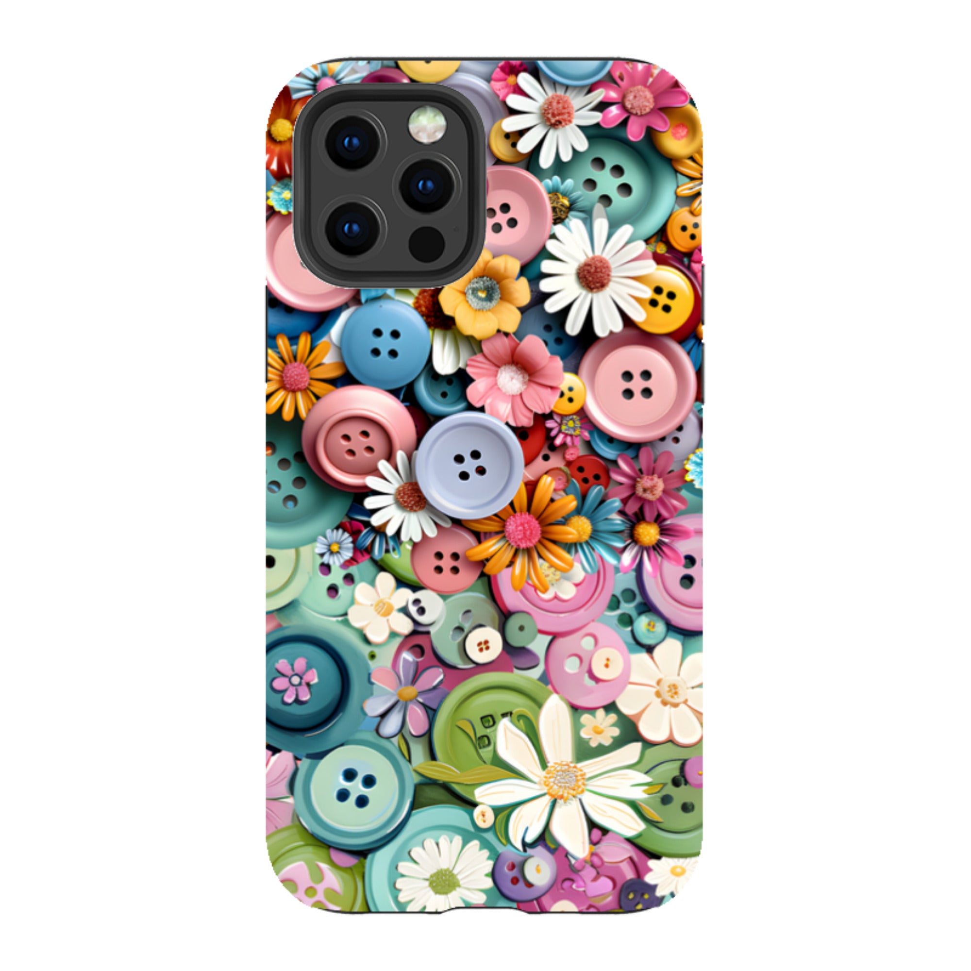 iPhone Case - Floral Buttons