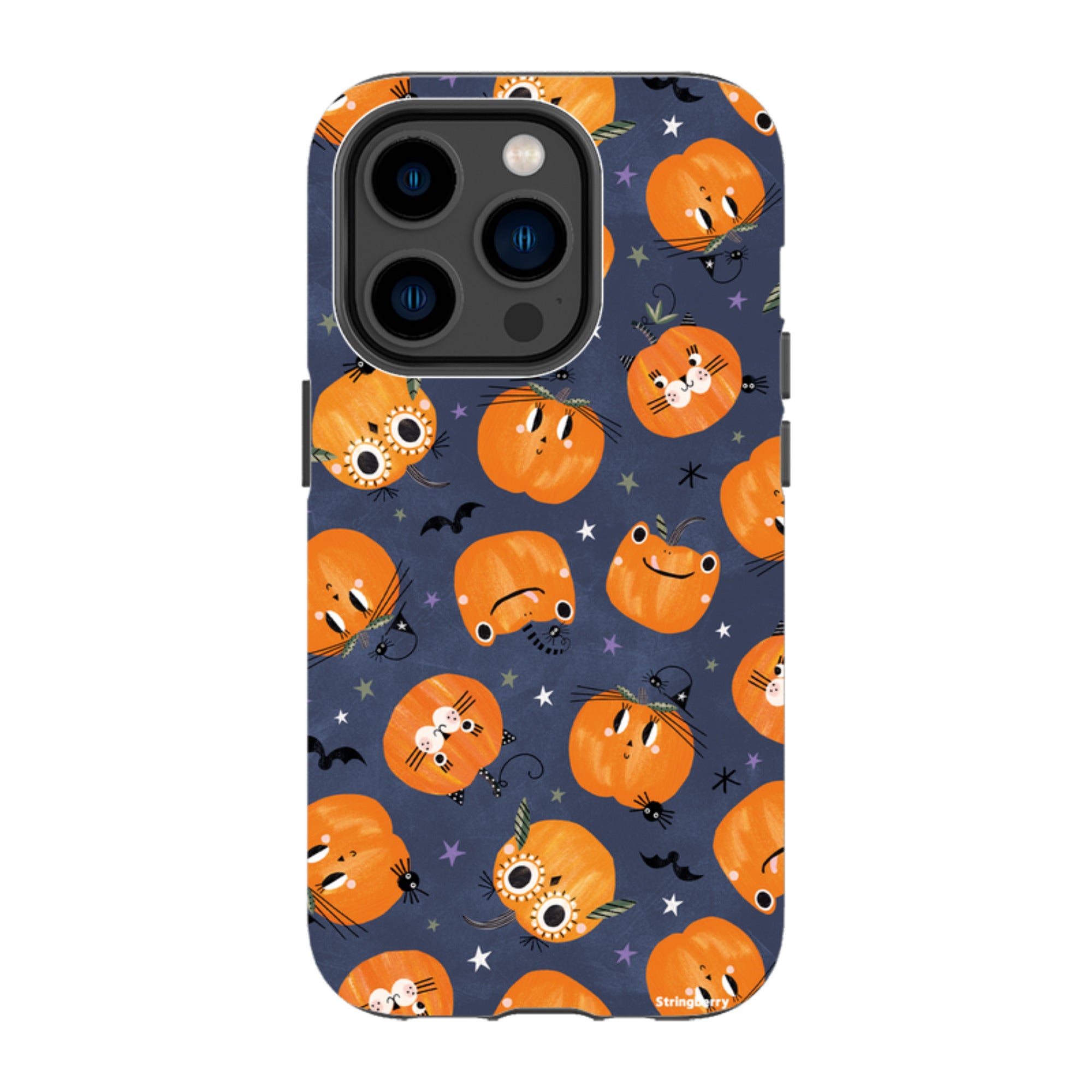 iPhone Tough Case - Halloween Pumpkin Dark By Ali Brookes