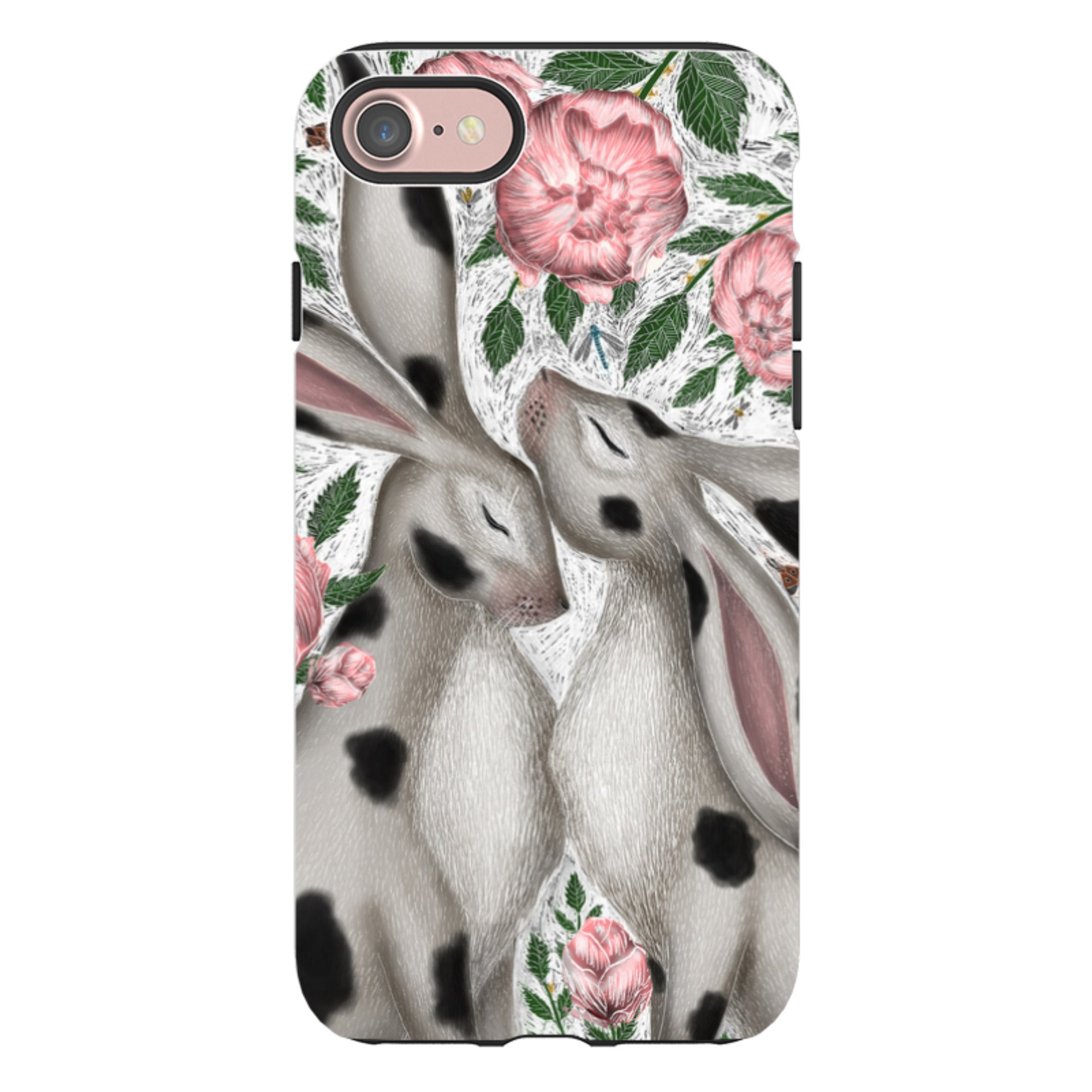 iPhone Tough Case - Hares And Peonies By Catherine Rowe