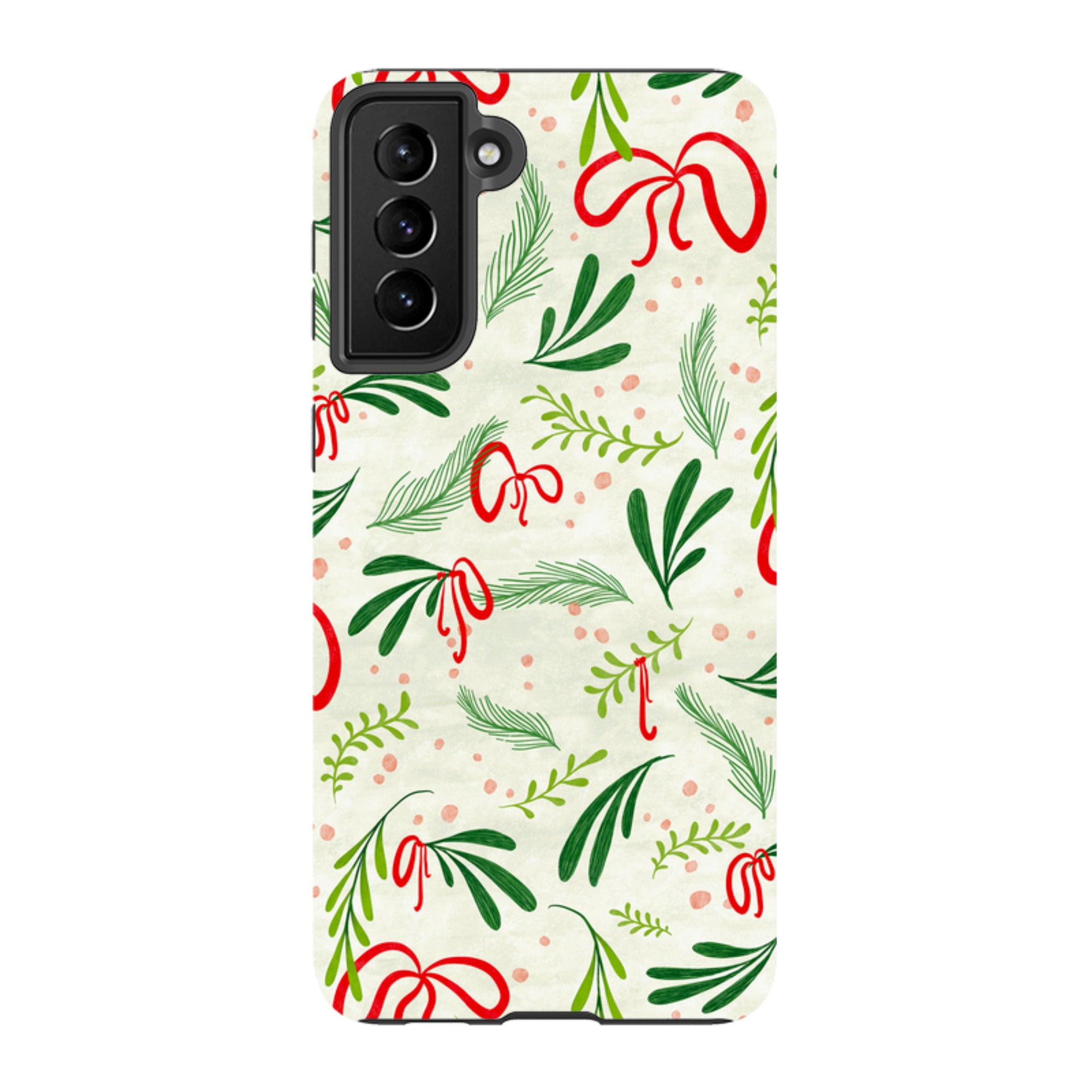 Samsung Tough Case - Christmas Bows By Katherine Quinn