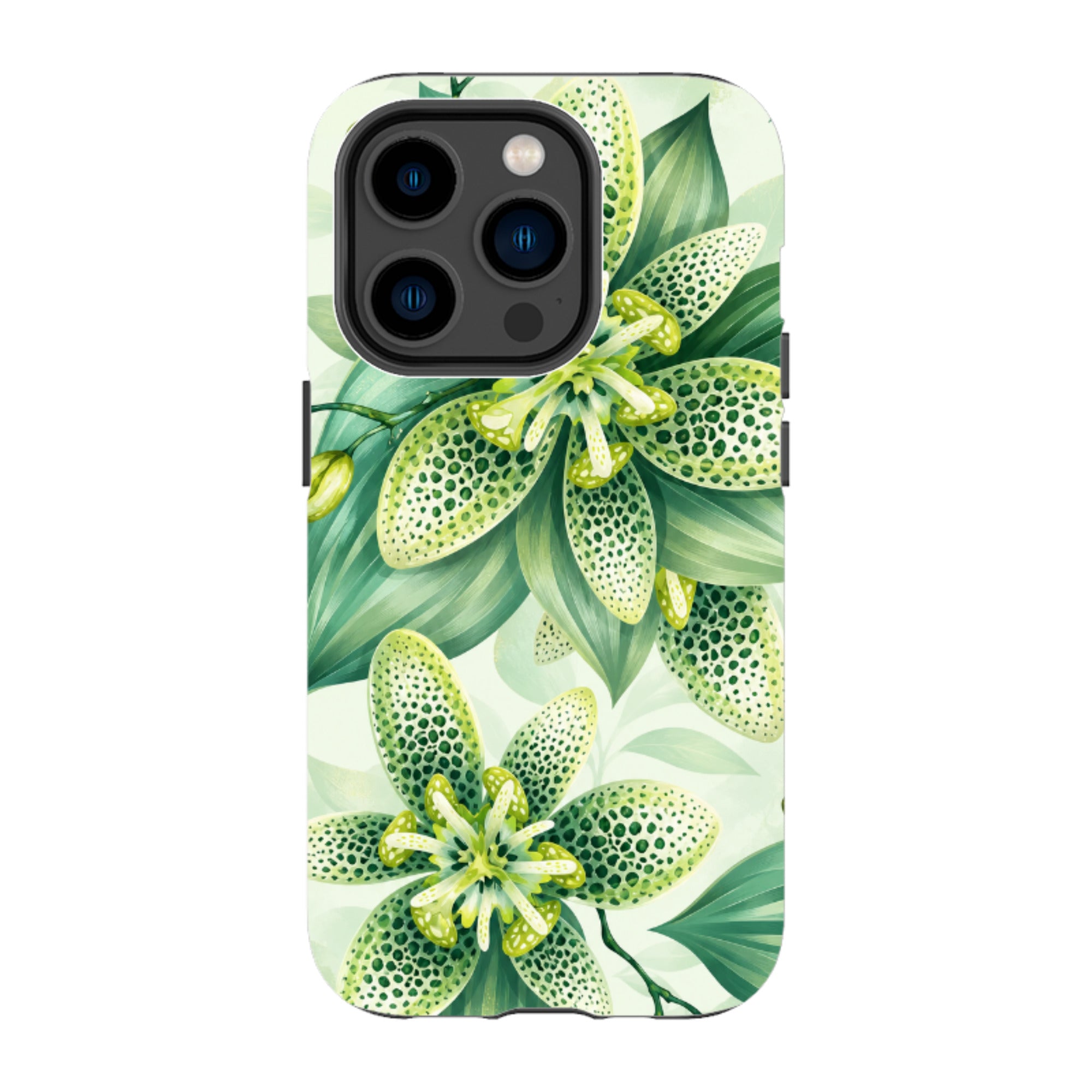 iPhone Tough Case - Sage Green Lily