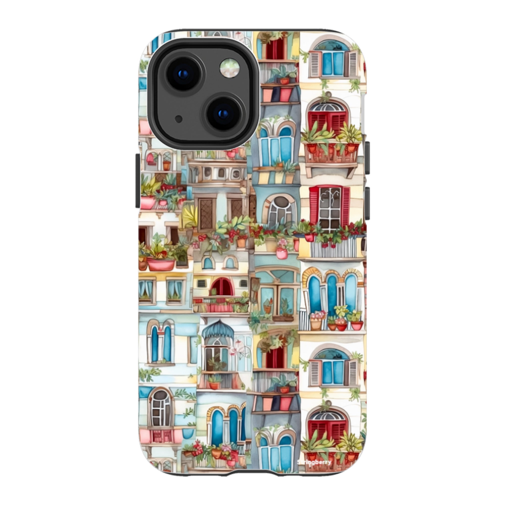 iPhone Tough Case - Floral Balcony II