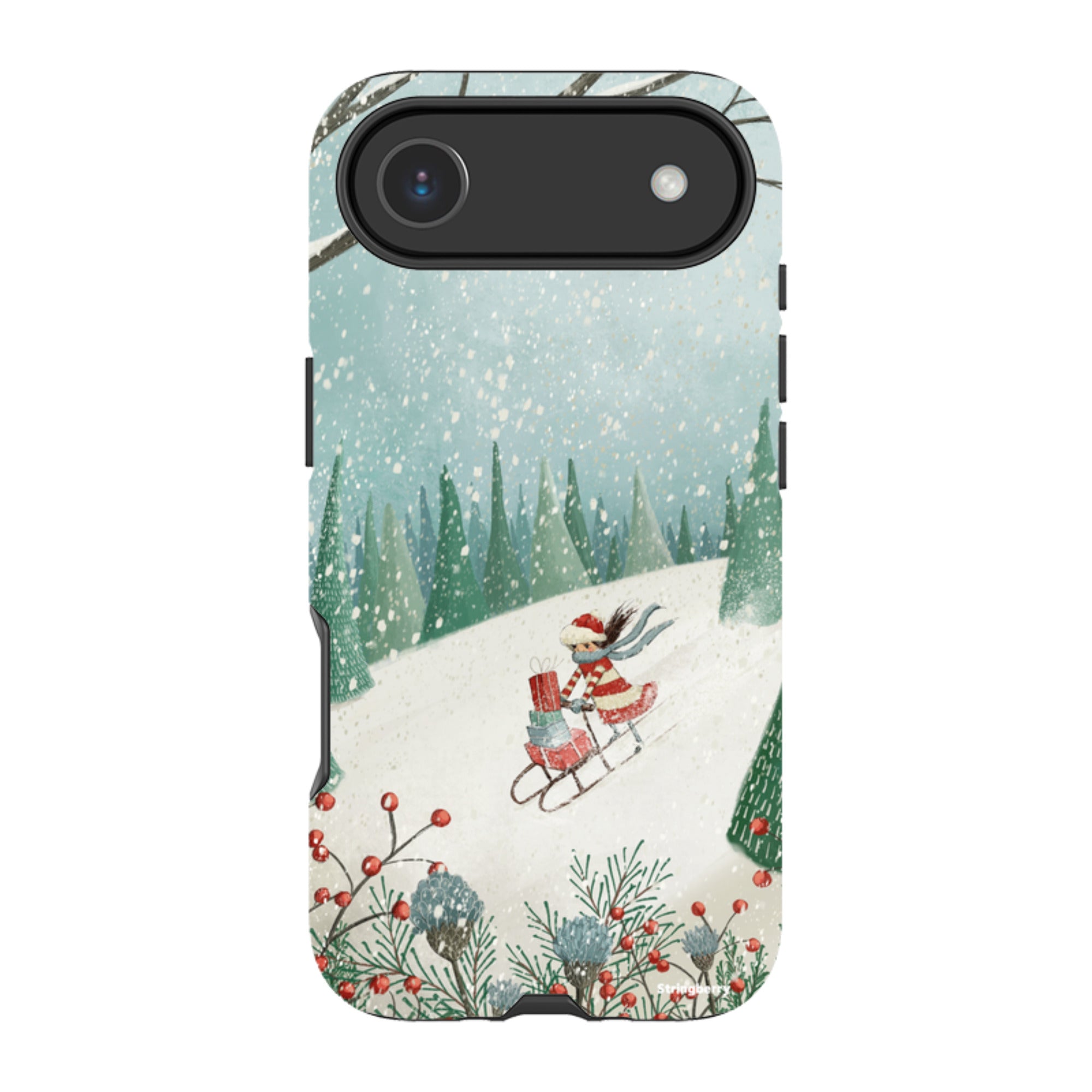 iPhone Tough Case - Sleigh Delivery By Maja Lindberg