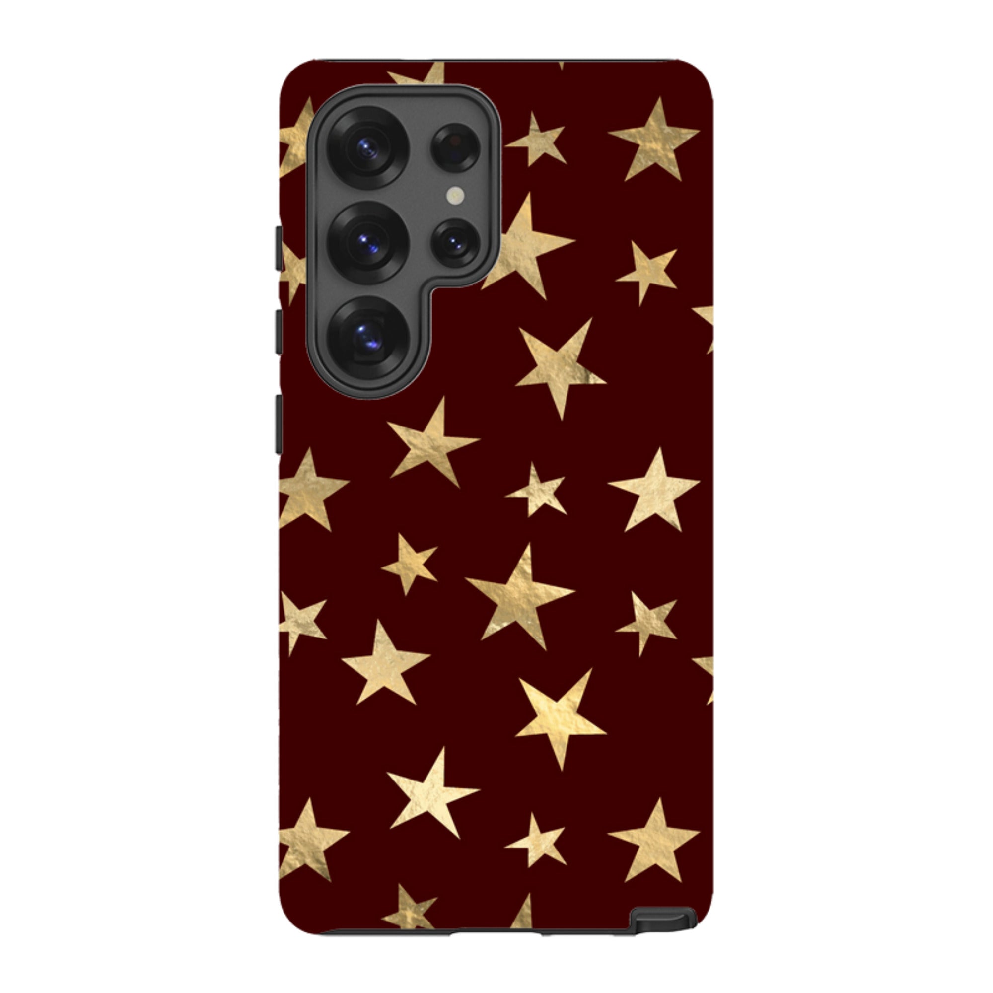 Samsung Tough Case - Brown and Gold Stars