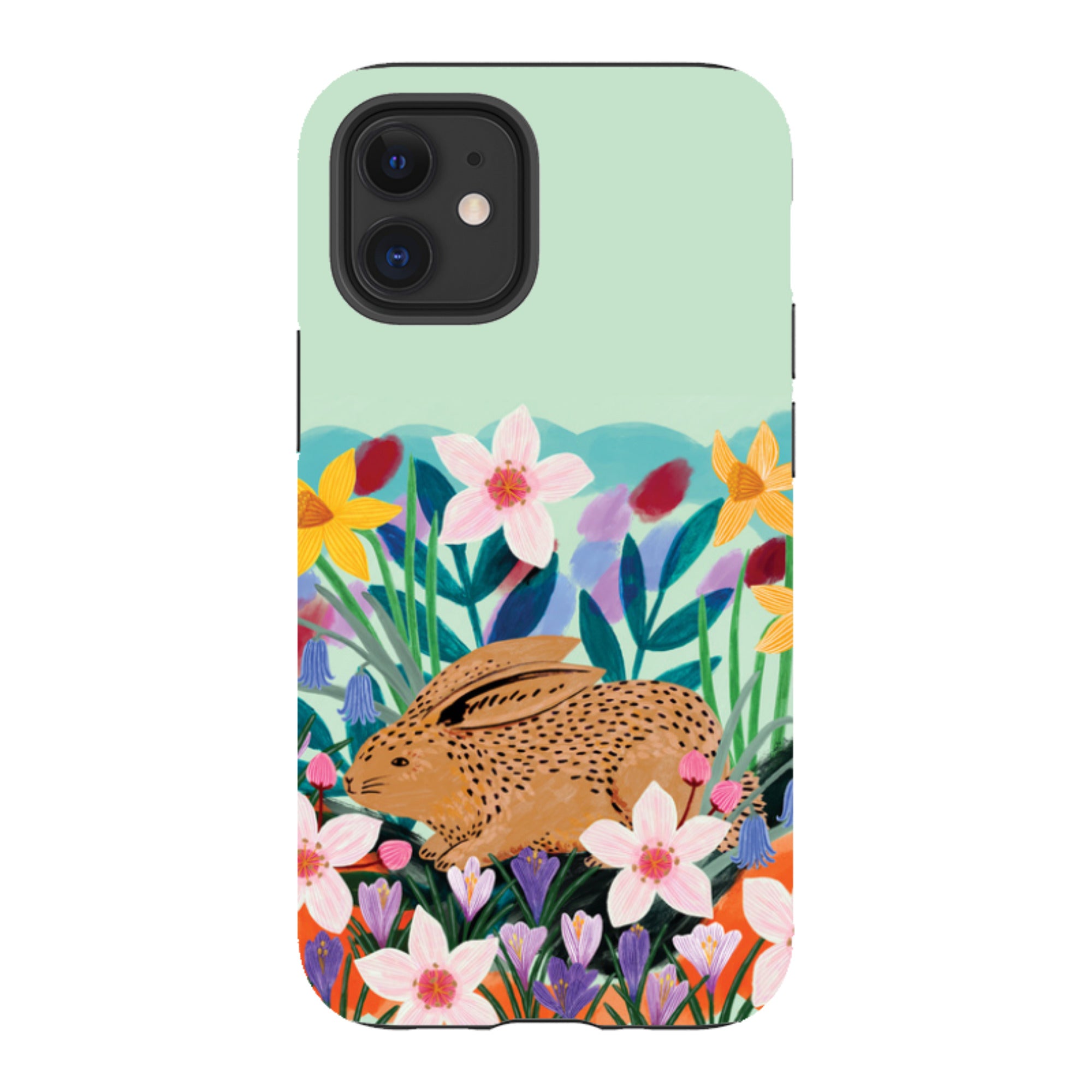 iPhone Tough Case - Spring Bunny By Lee Foster Wilson