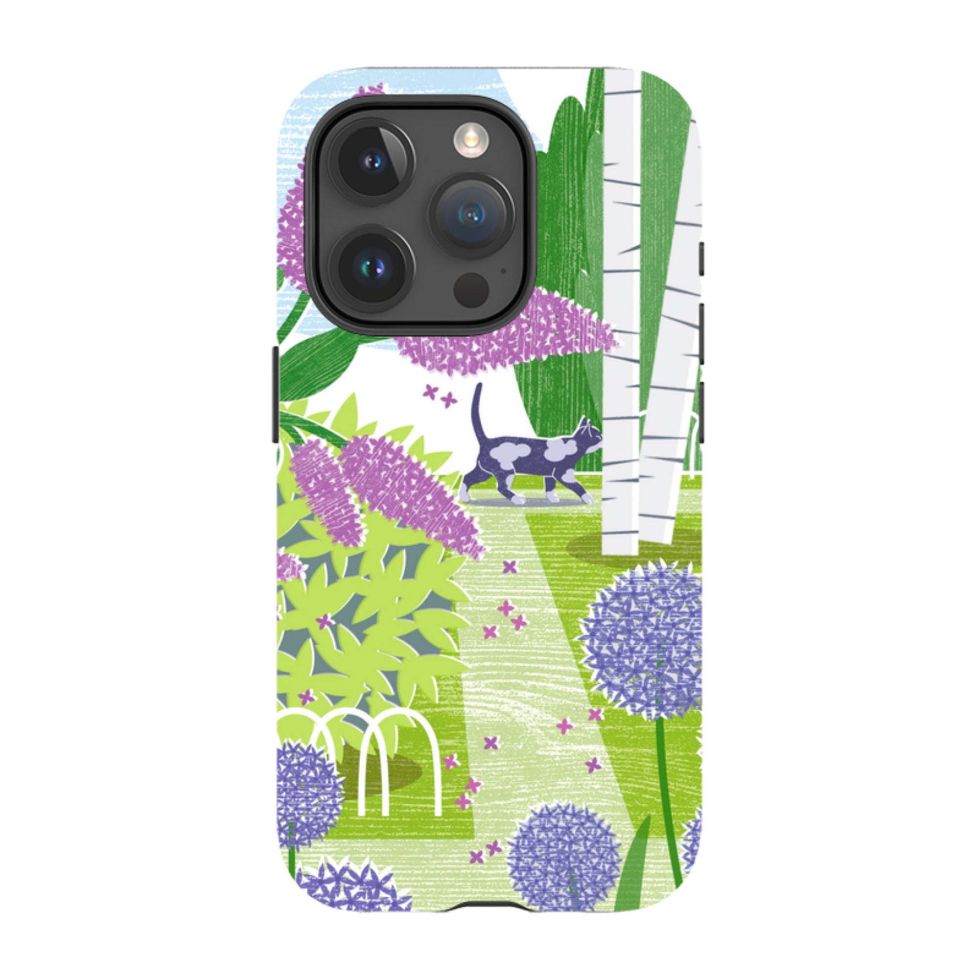 iPhone Tough Case - Lilac And Alliums By Liane Payne