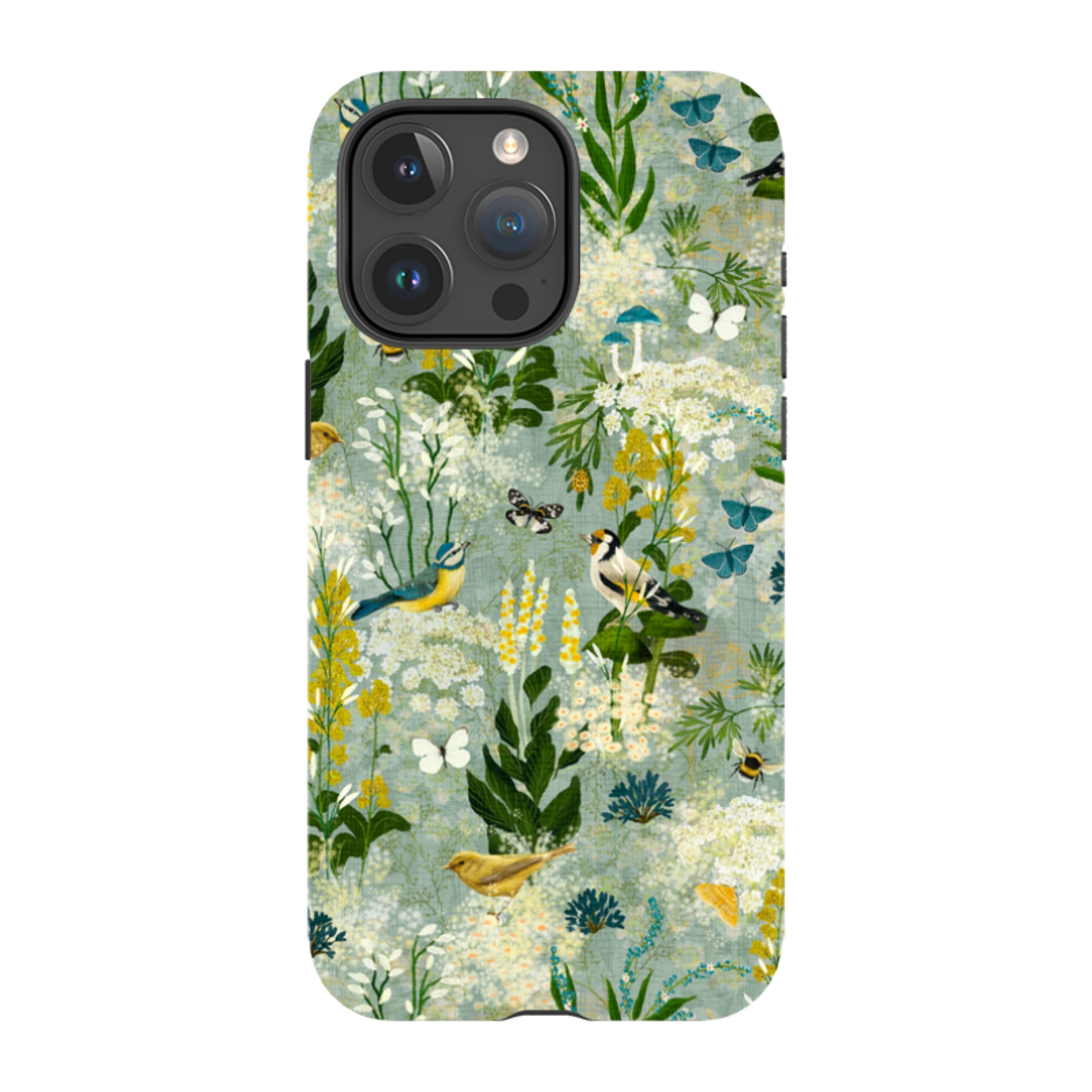 iPhone Tough Case - Song Bird Garden By Katherine Quinn