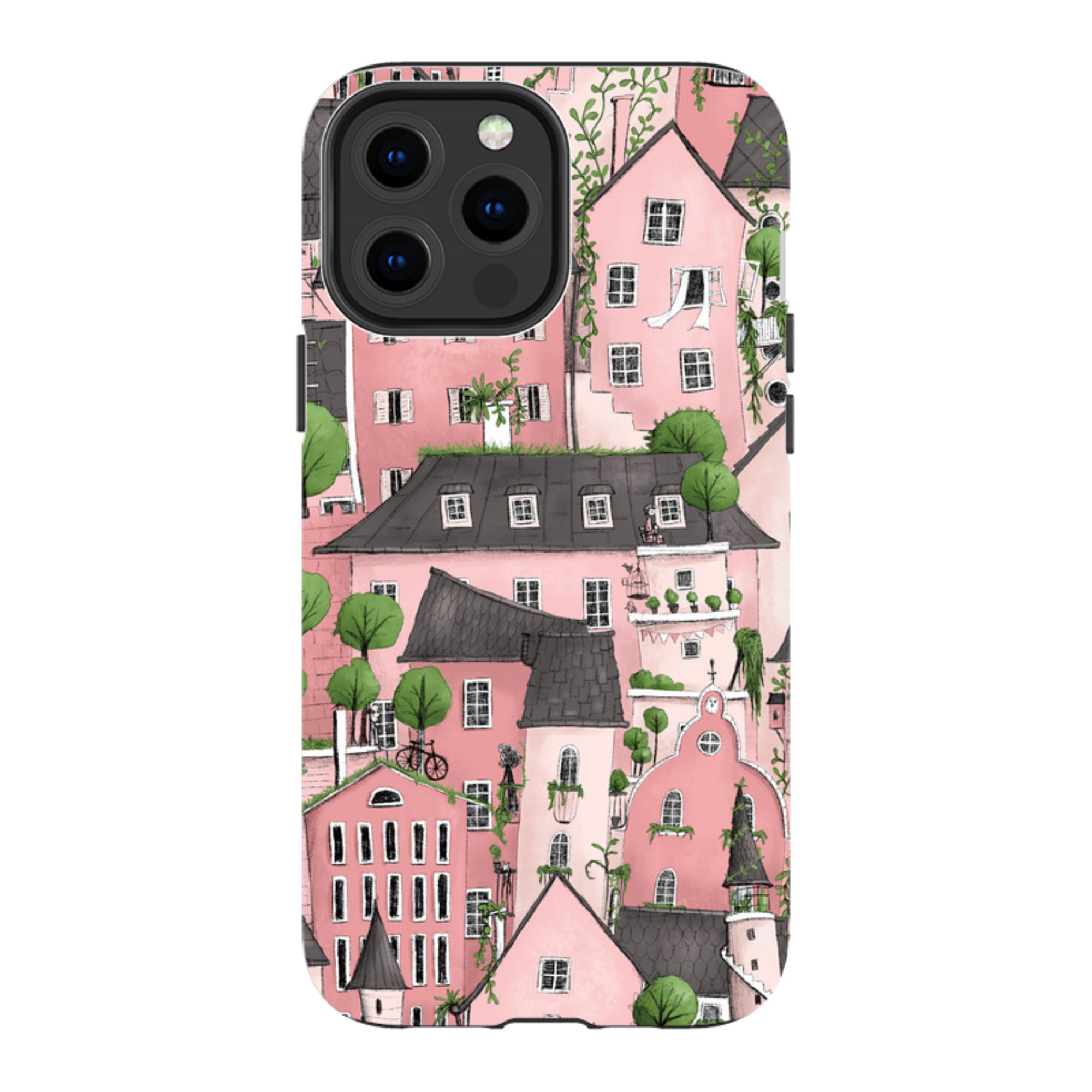 iPhone Tough Case - Pink City By Maja Lindberg