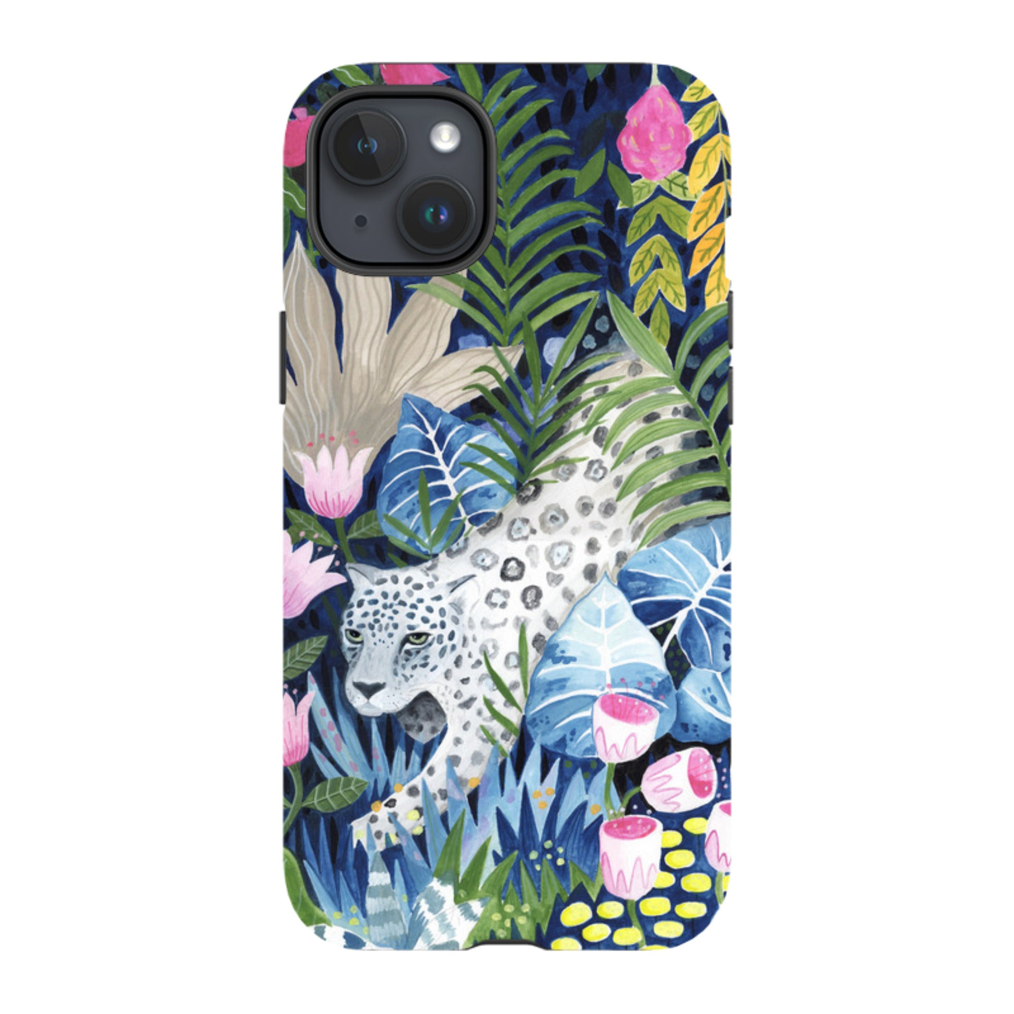 iPhone Tough Case - Prowling Leopard By Bex Parkin