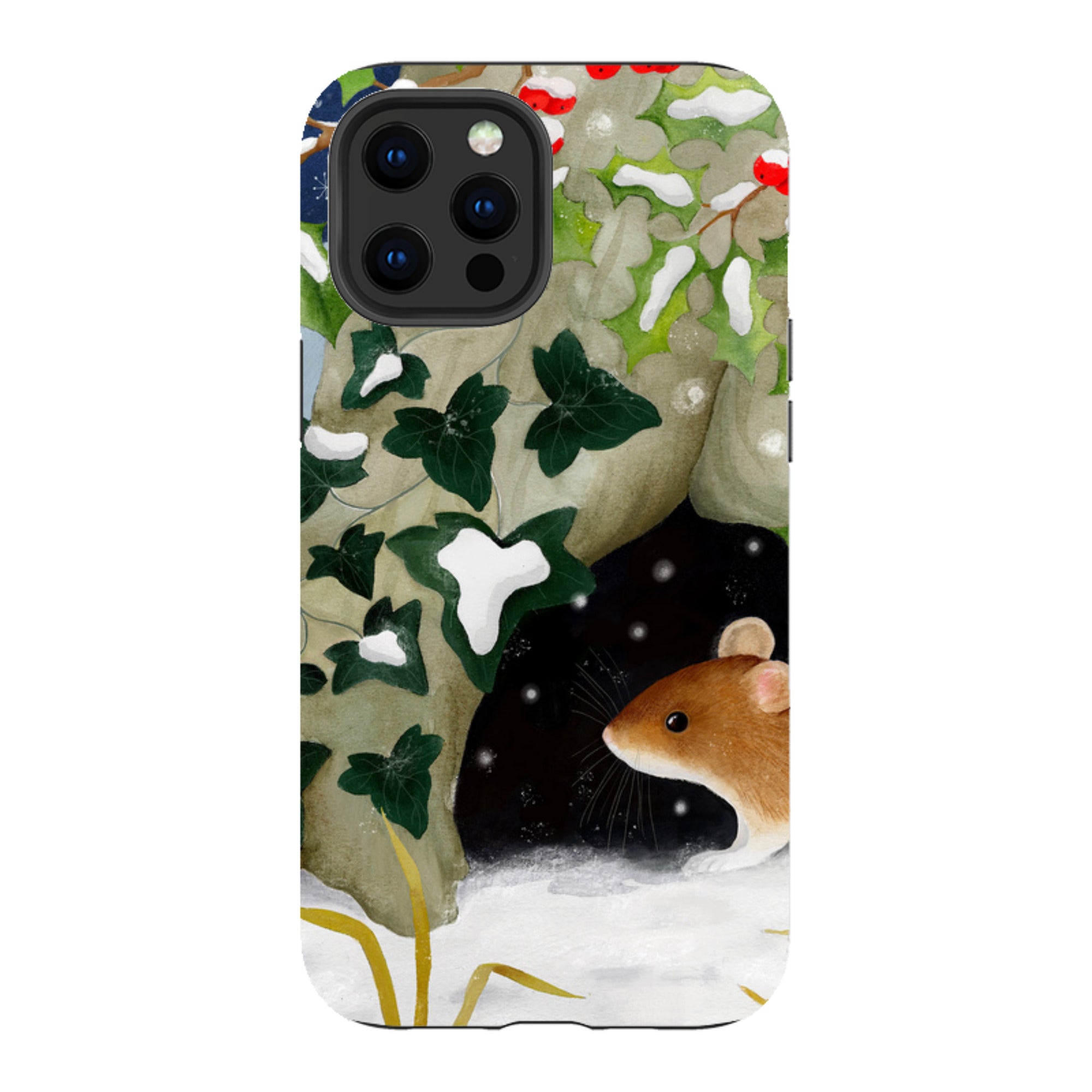 iPhone Tough Case - Winter Mouse By Bex Parkin