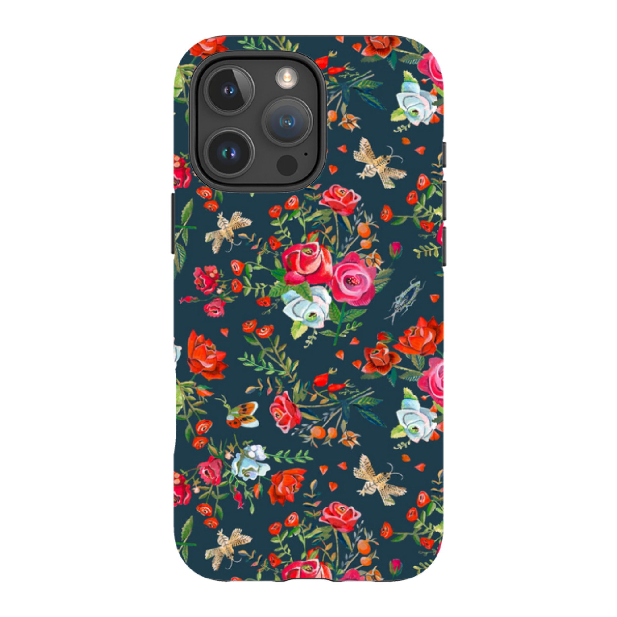 iPhone MagSafe Tough Case -  Blue Roses By Caroline Bonne Muller