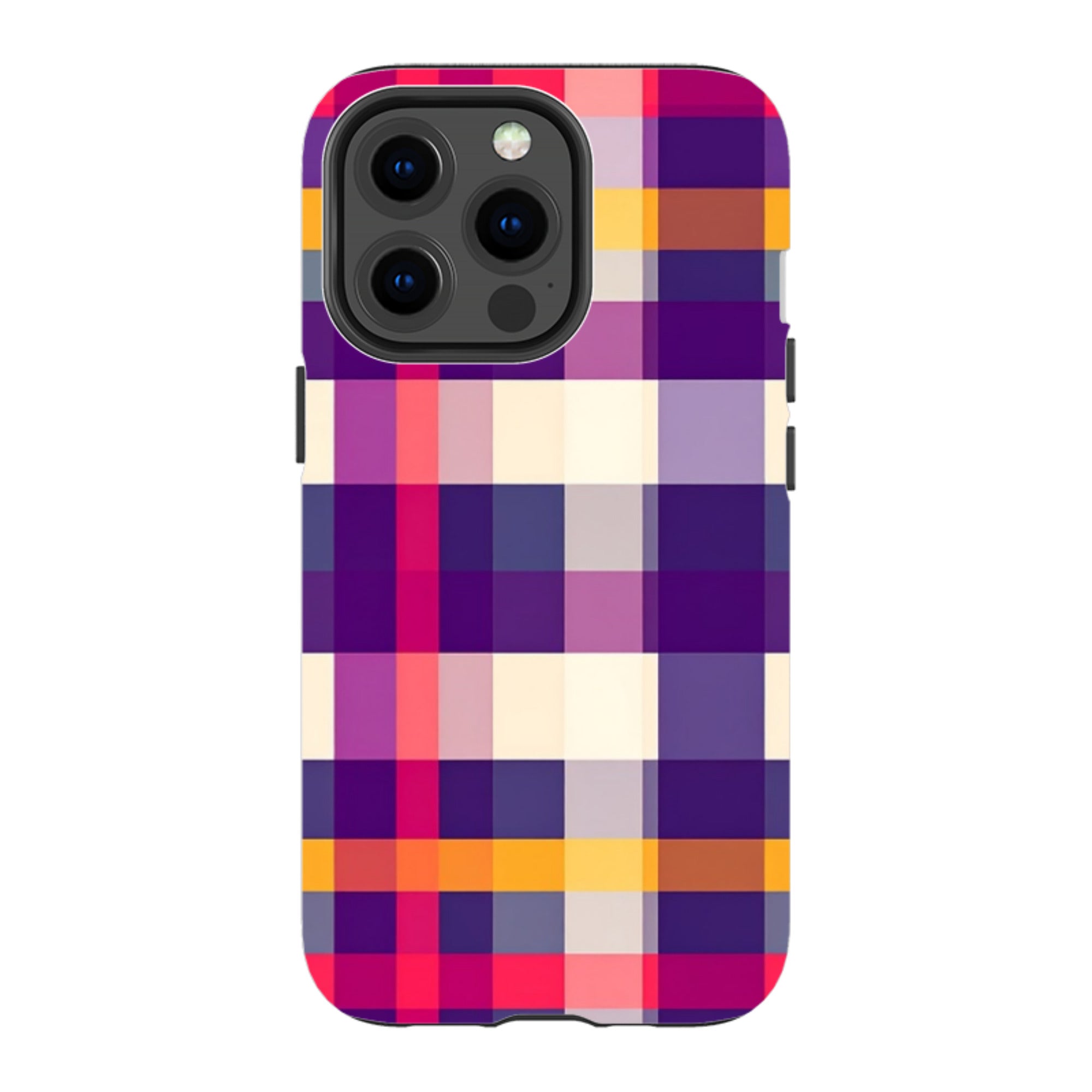 iPhone MagSafe Tough Case - Durban Gingham