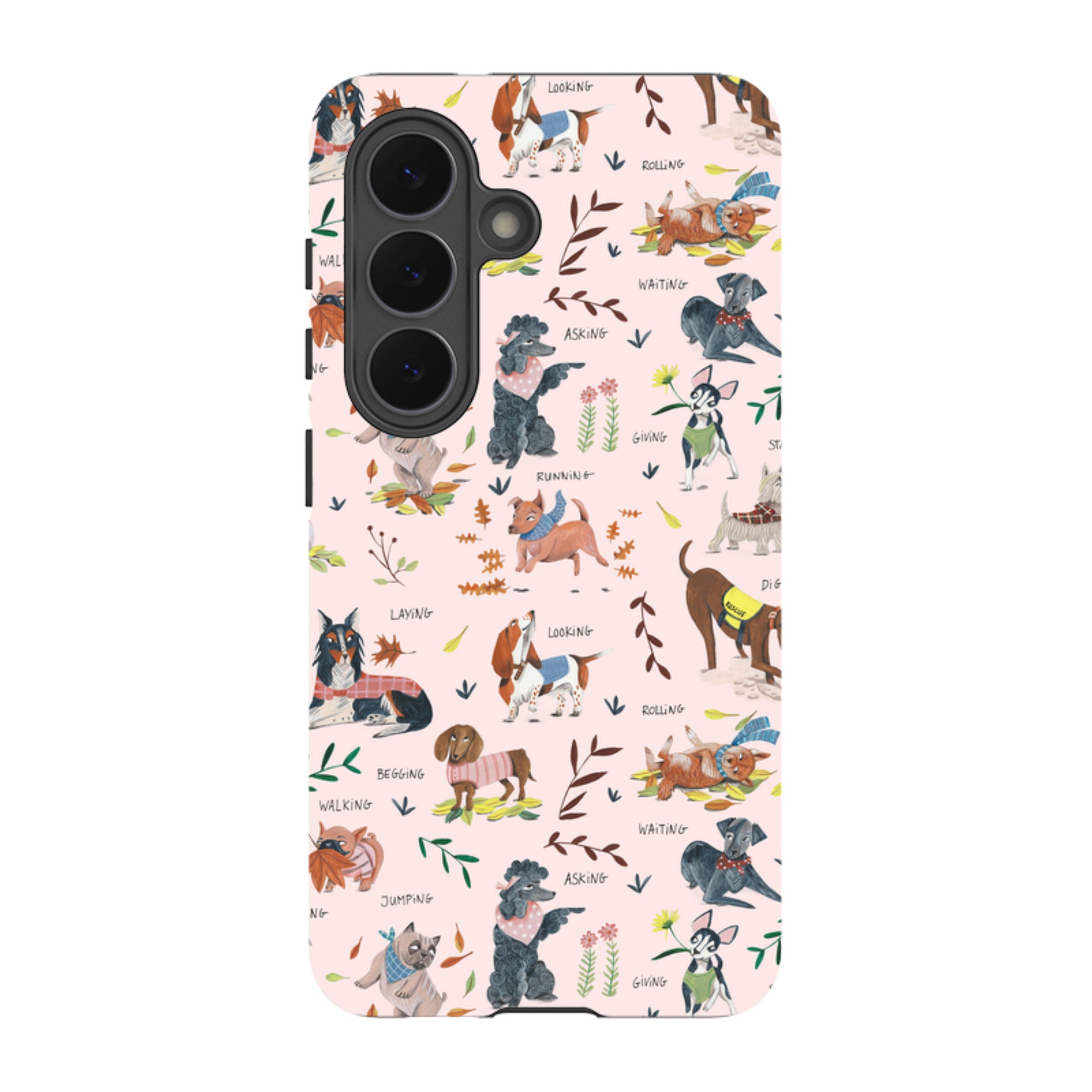 Samsung Tough Case - Dog Pattern By Caroline Bonne Muller