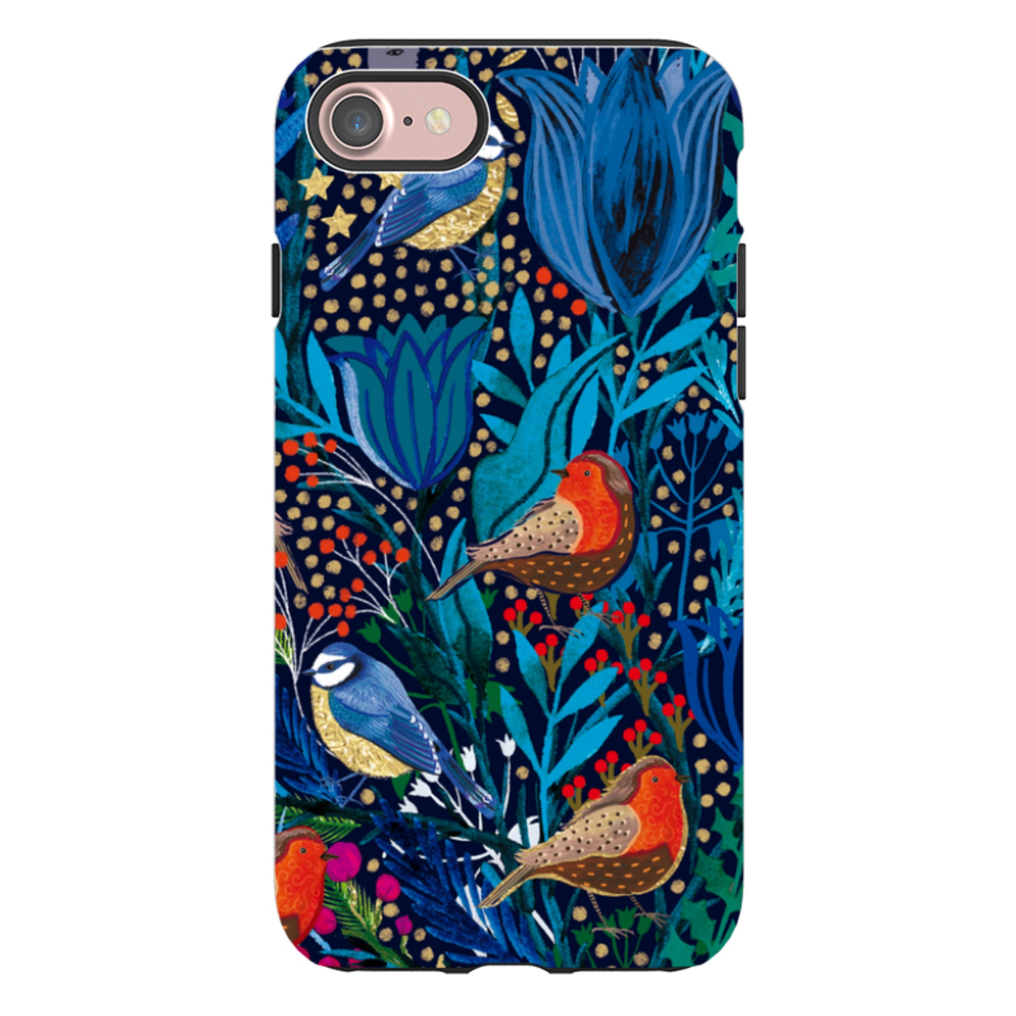 iPhone Tough Case - Xmas Robin IV By Emma Frances Grant