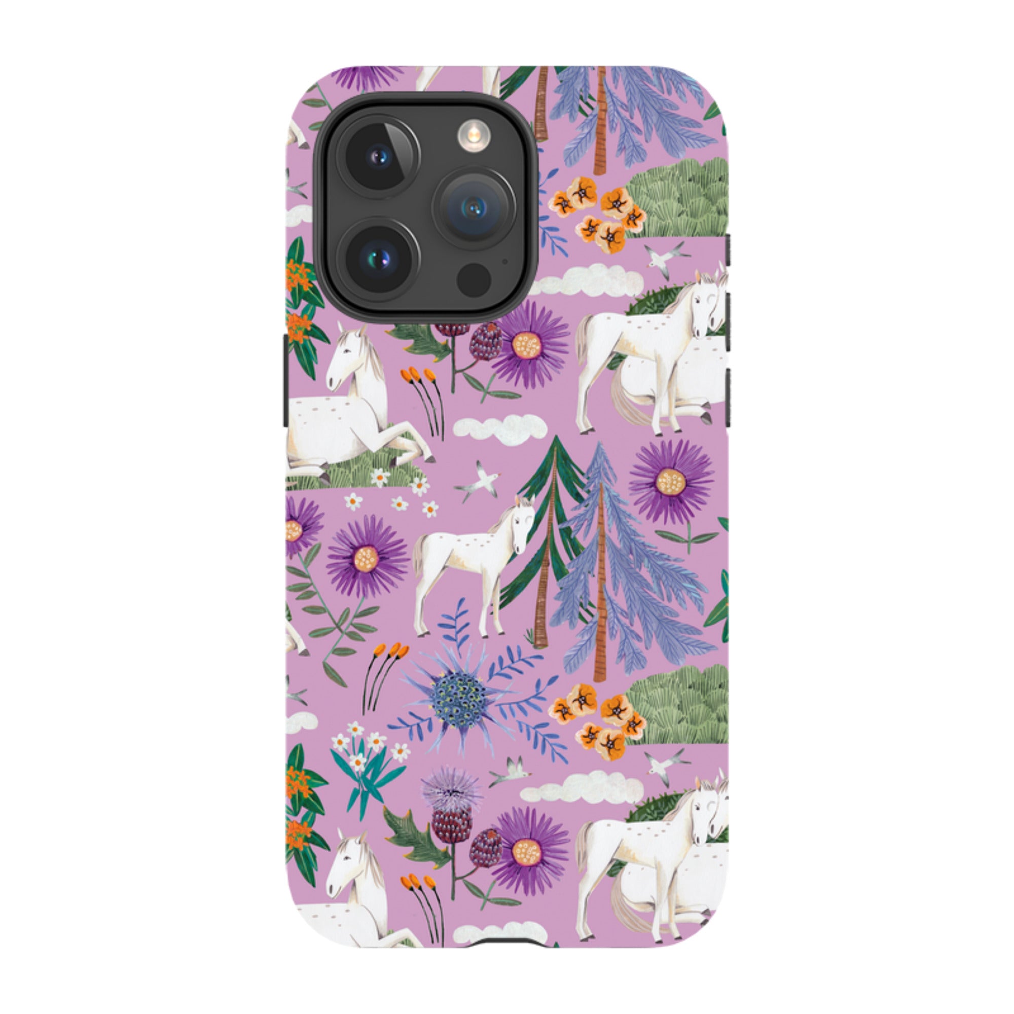 iPhone Tough Case - Horse Pattern II By Caroline Bonne Muller