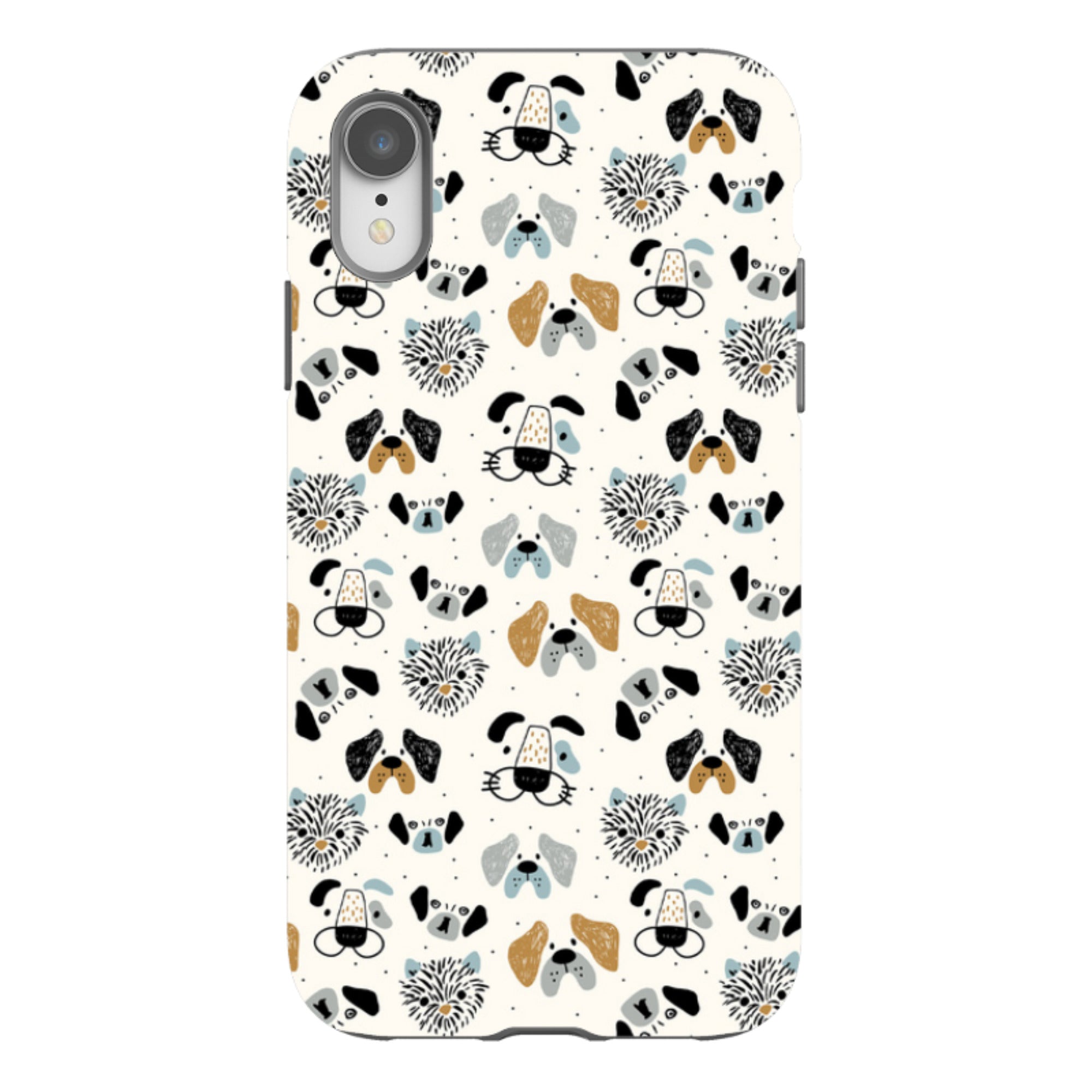 iPhone Tough Case - Dog Pattern Large