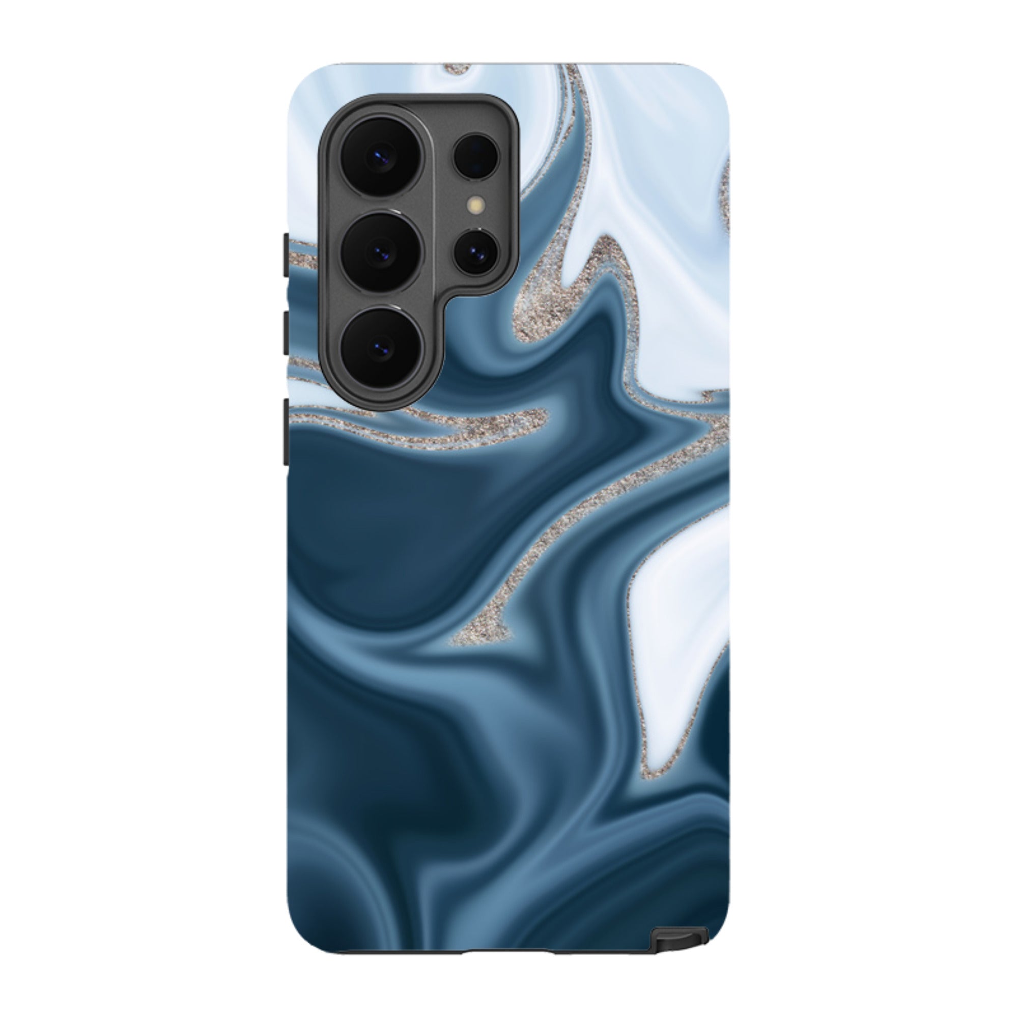 Samsung Tough Case - Blue Ice (case does not glitter)