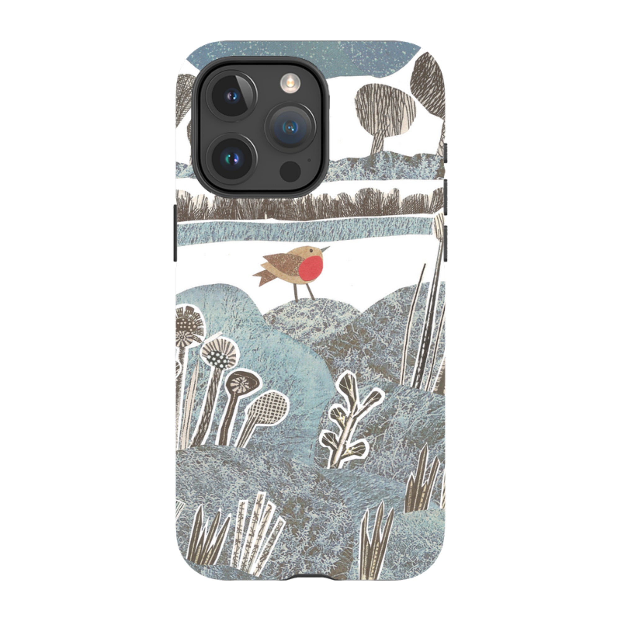 iPhone Tough Case - Frost Robin By Jane Robbins
