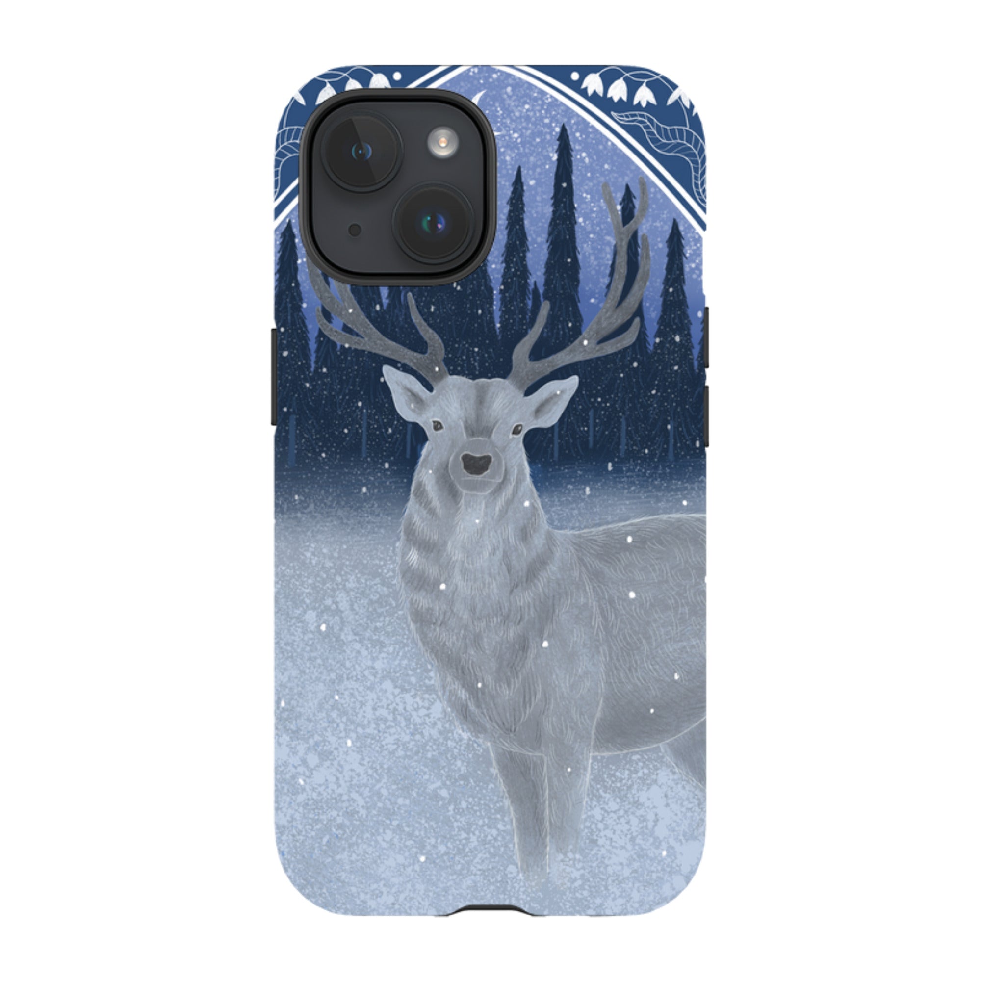 iPhone MagSafe Tough Case -  Winter Stag By Bex Parkin